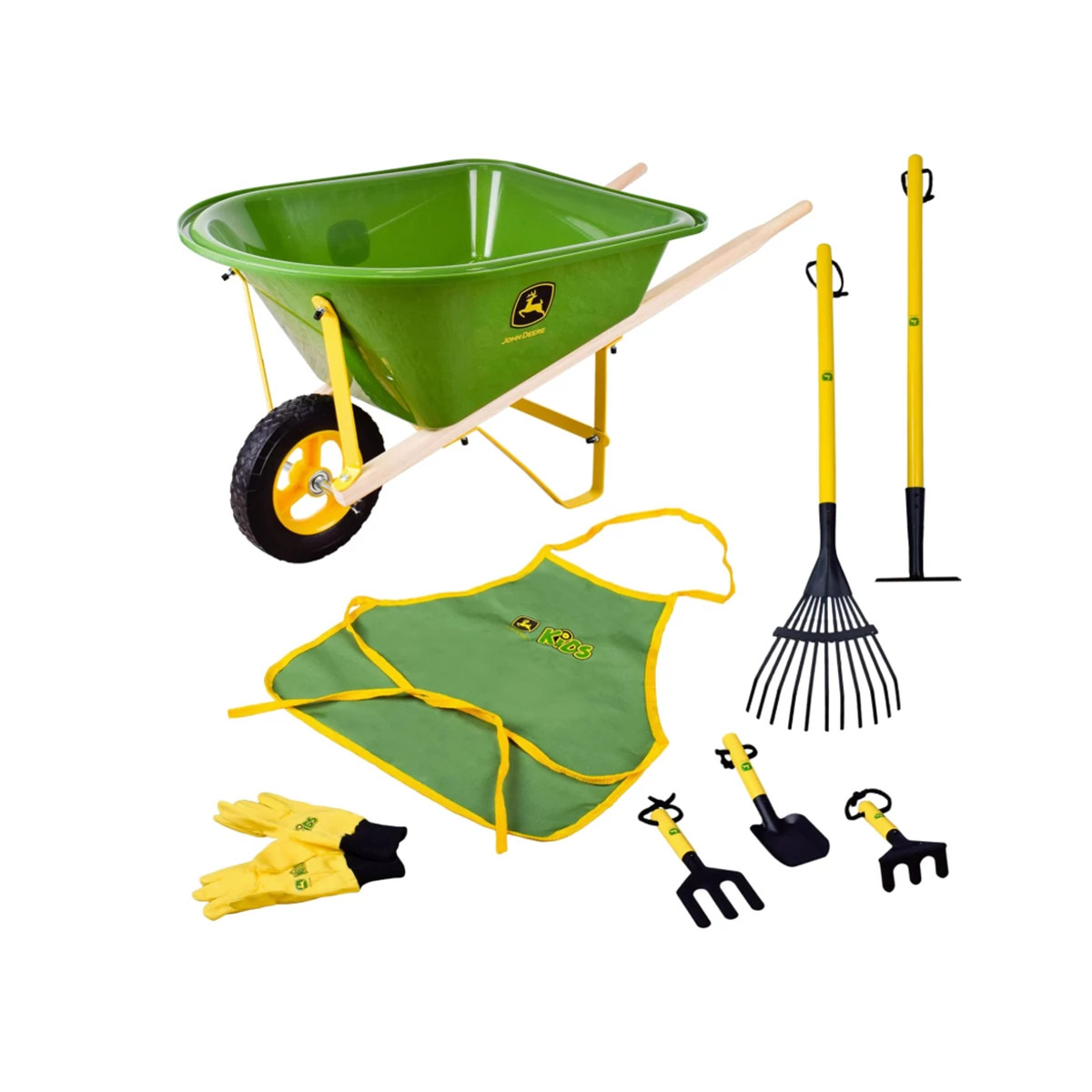 8 Piece Garden Set with Wheelbarrow