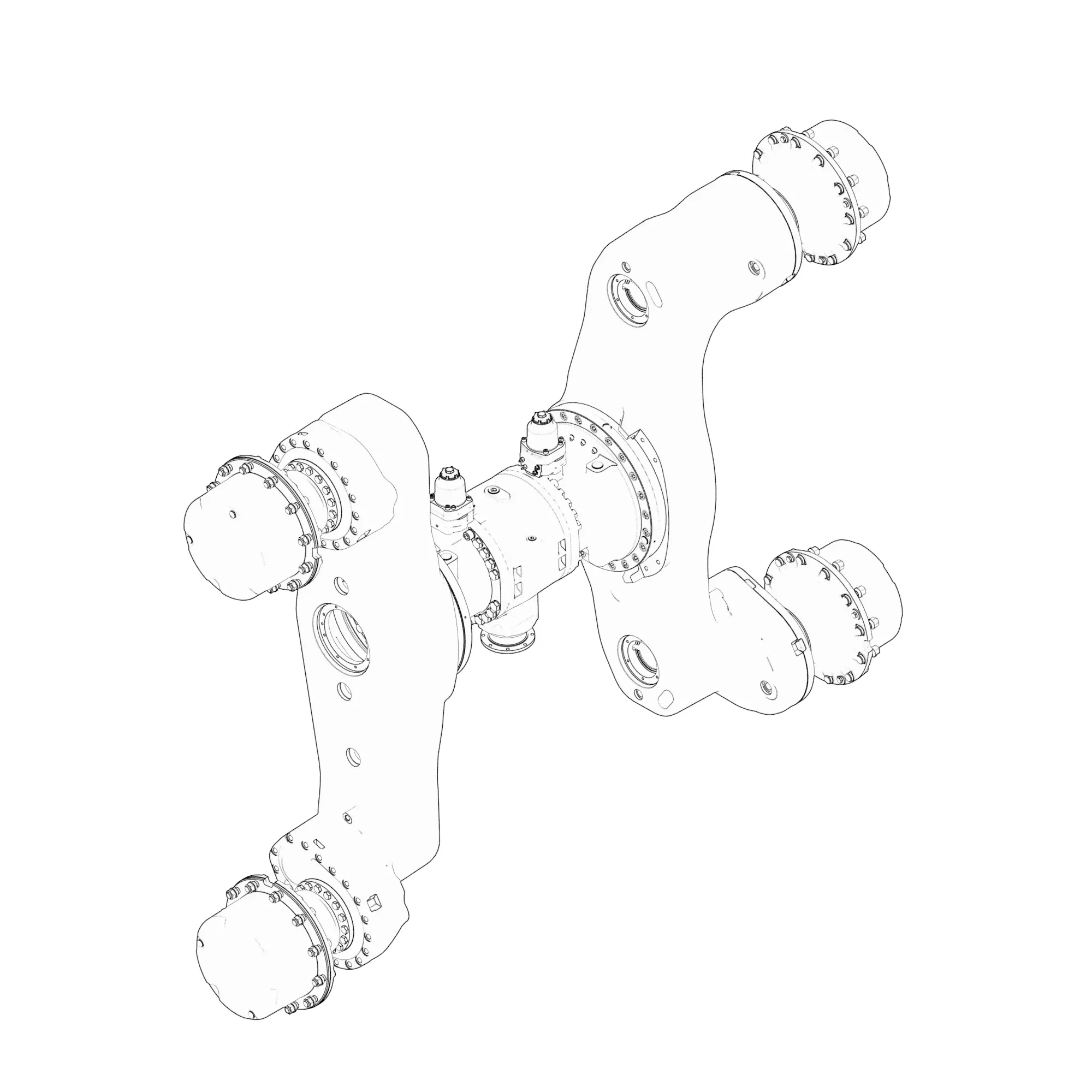 AXLE W/O BB-DRIVE
