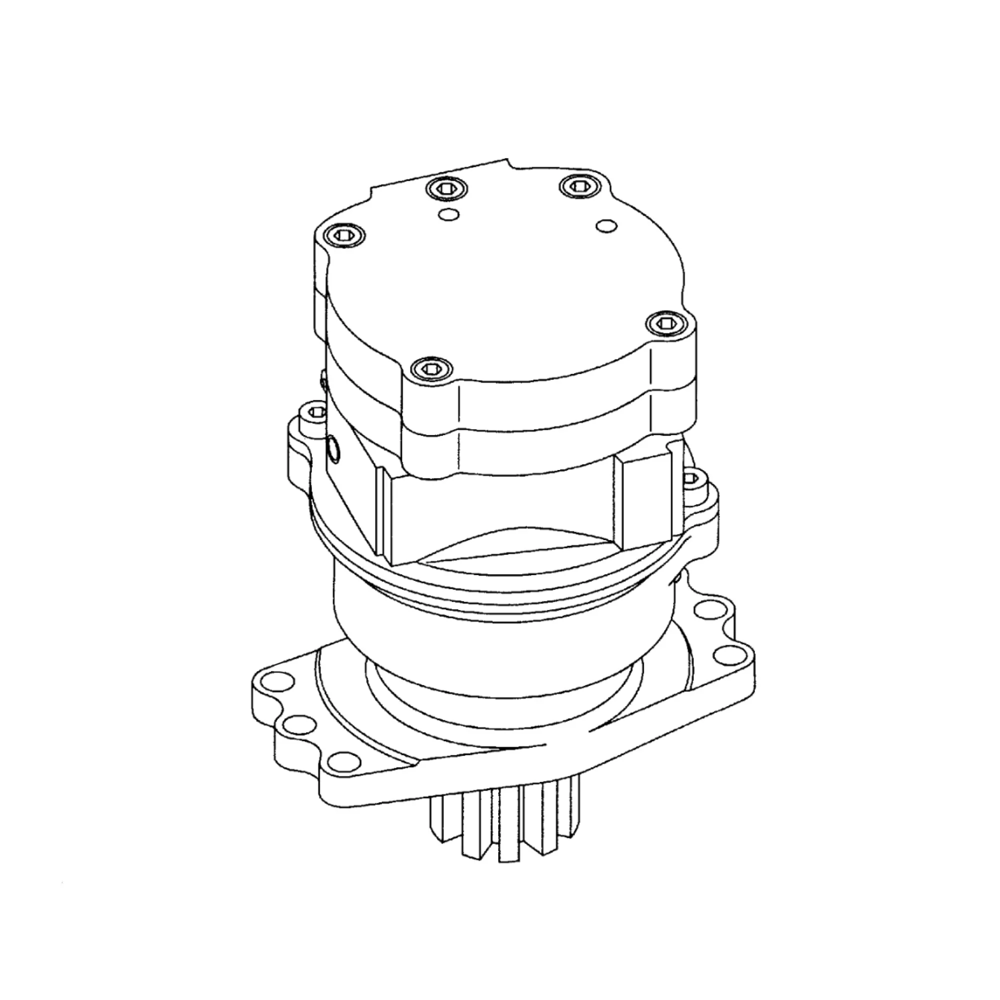 John Deere Swing Rotation Hydraulic Motor - 4415275