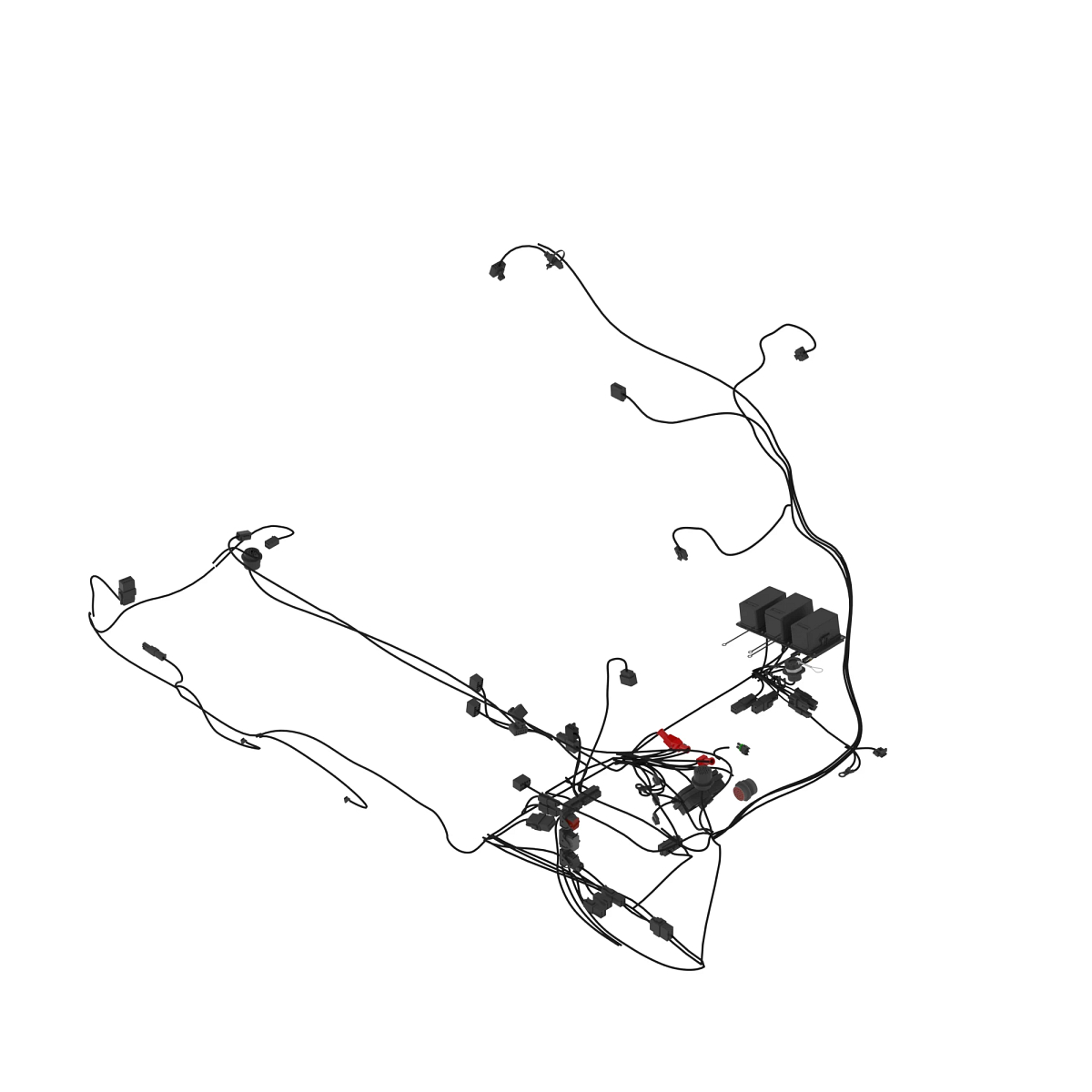 HARNESS, CAB INTERIOR 4WD