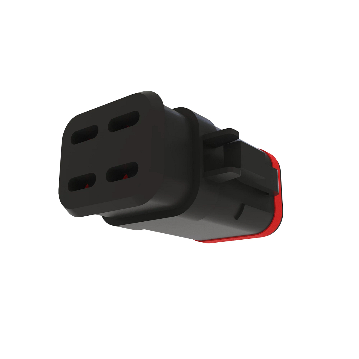 CONN DEUTSCH DT 8W MS BLK PLSTC