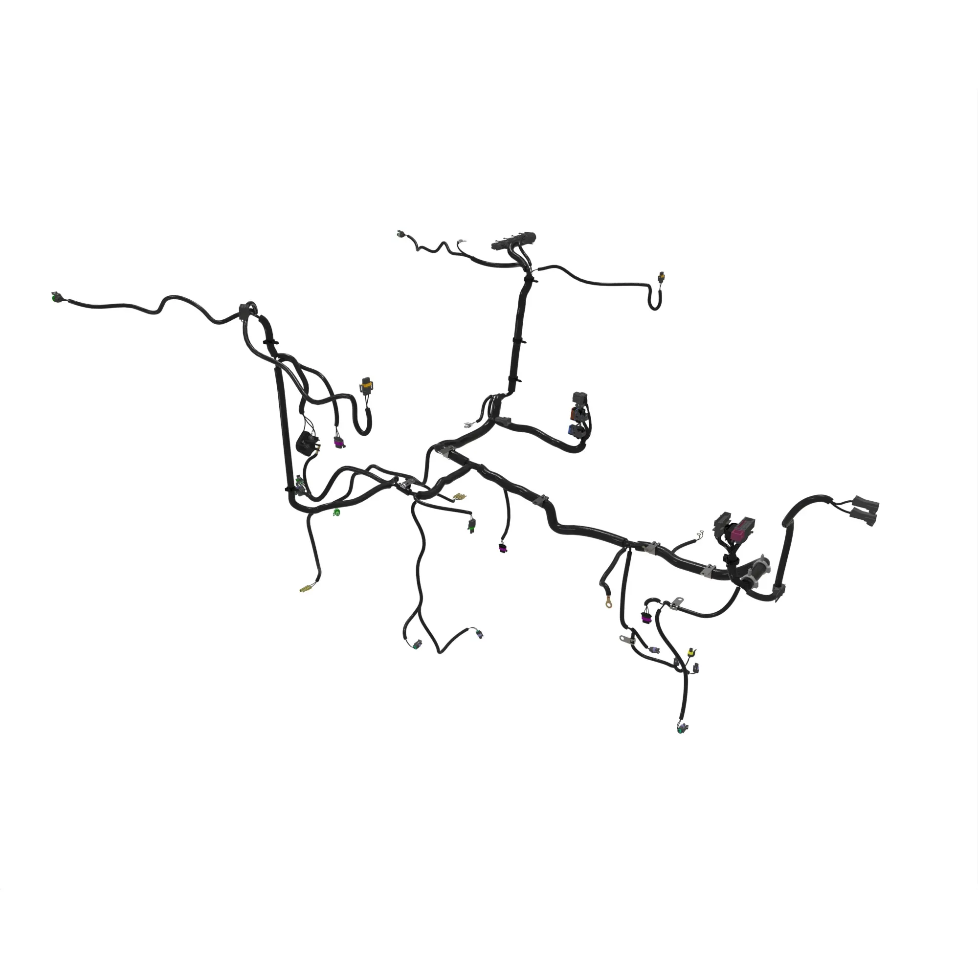 John Deere Mechanical Hitch Isolated Cab Wiring Harness - RE206239