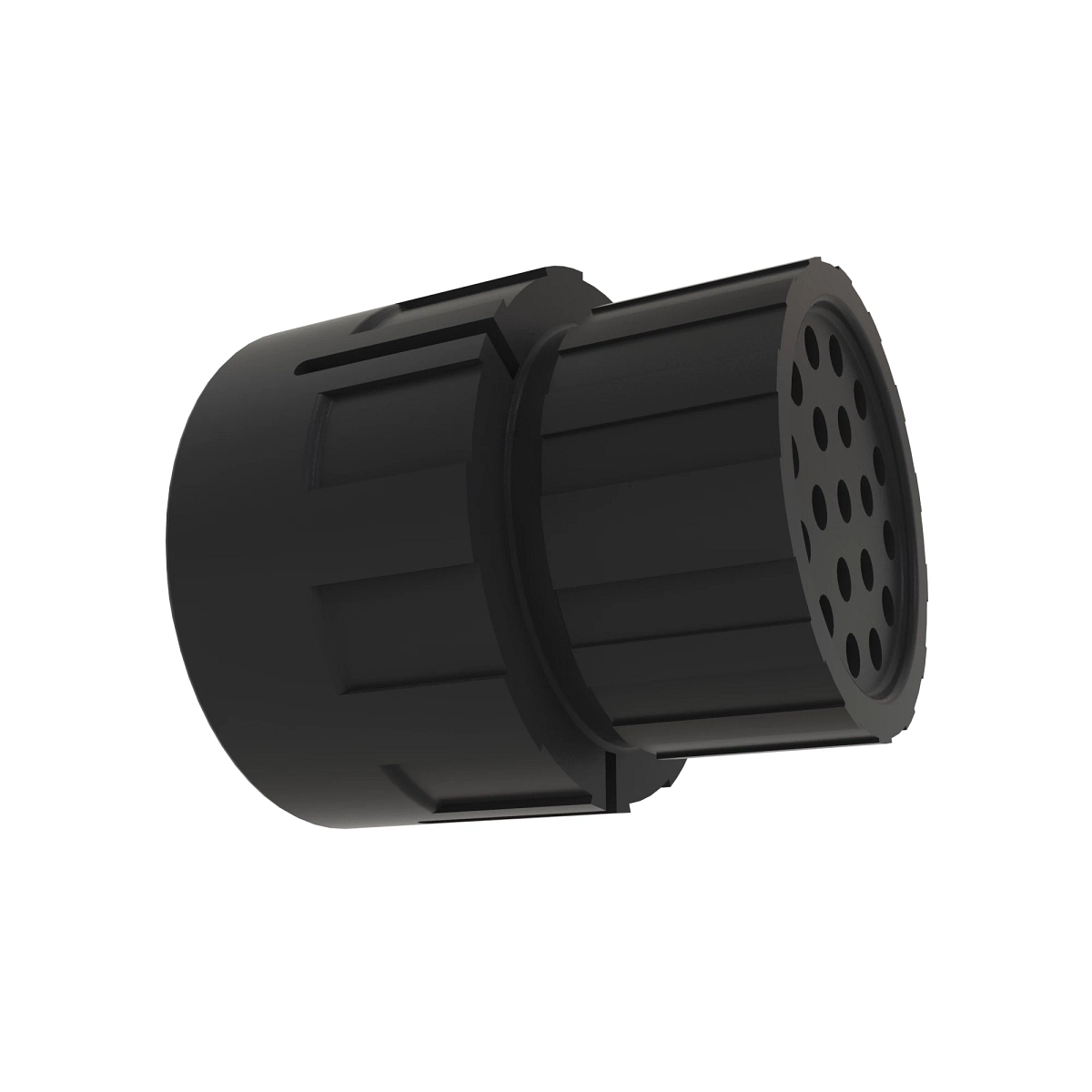 John Deere Black Internal Electrical Connector Housing, 19 Cavities - 57M12743