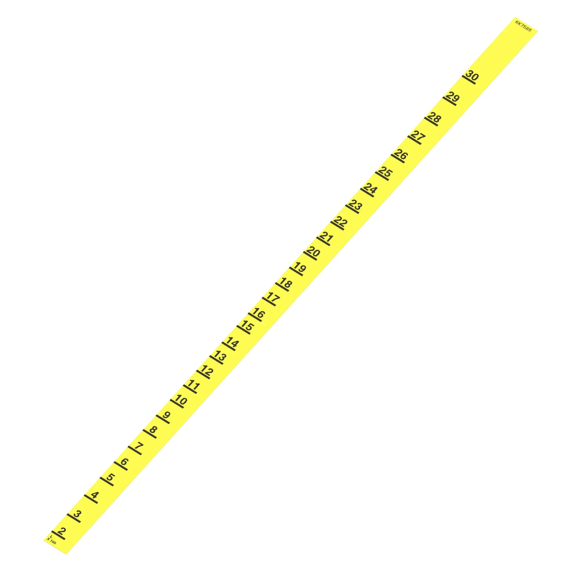 John Deere Sight Gage Plastic Label - KK75811