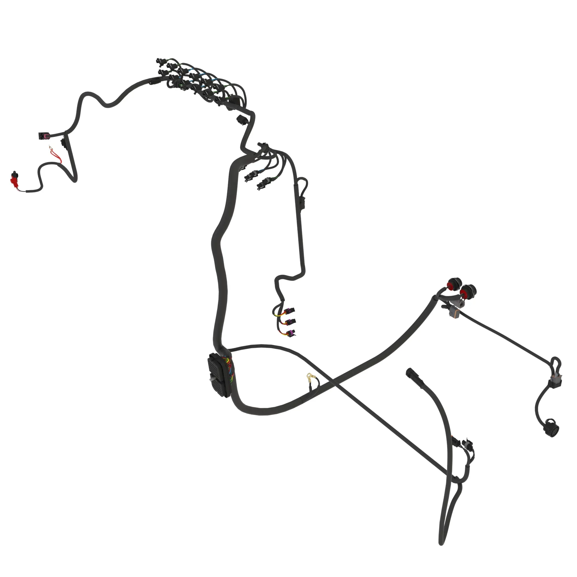 John Deere Main Valve Assembly Wiring Harness - AT489563