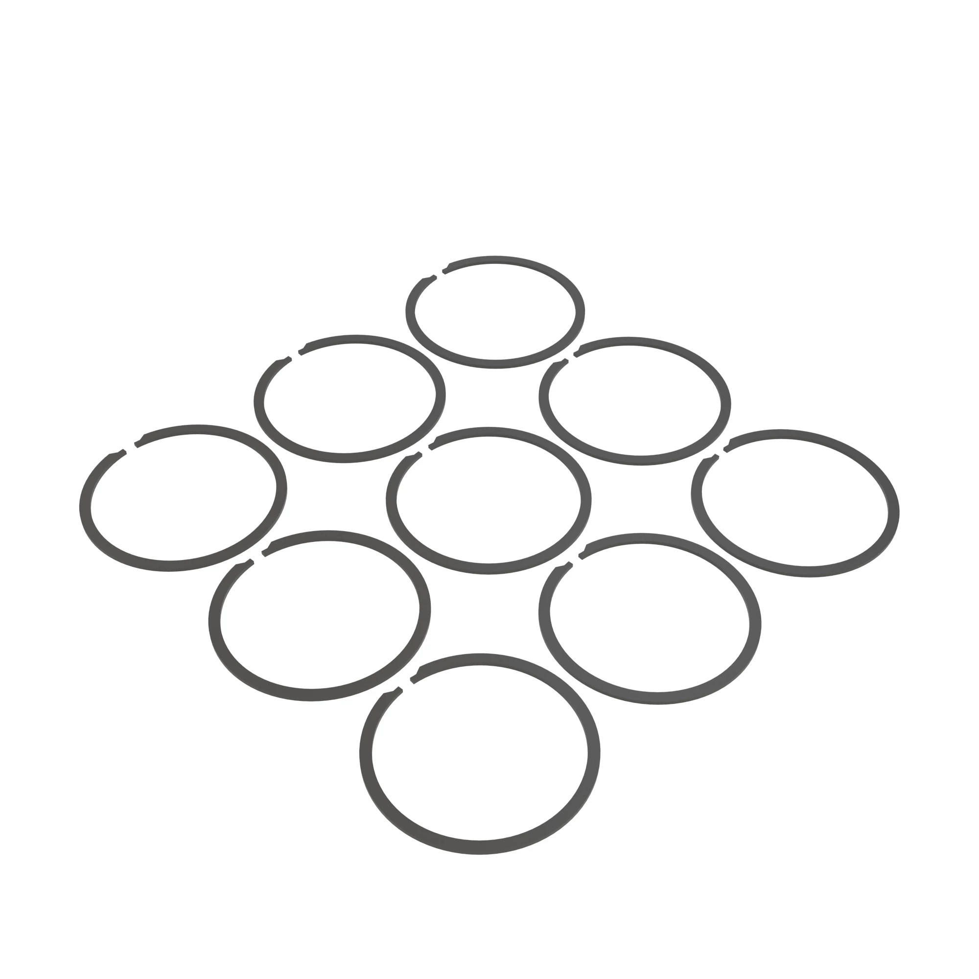 John Deere PTO Front Type 3 Bearing Snap Ring Kit - RE326365