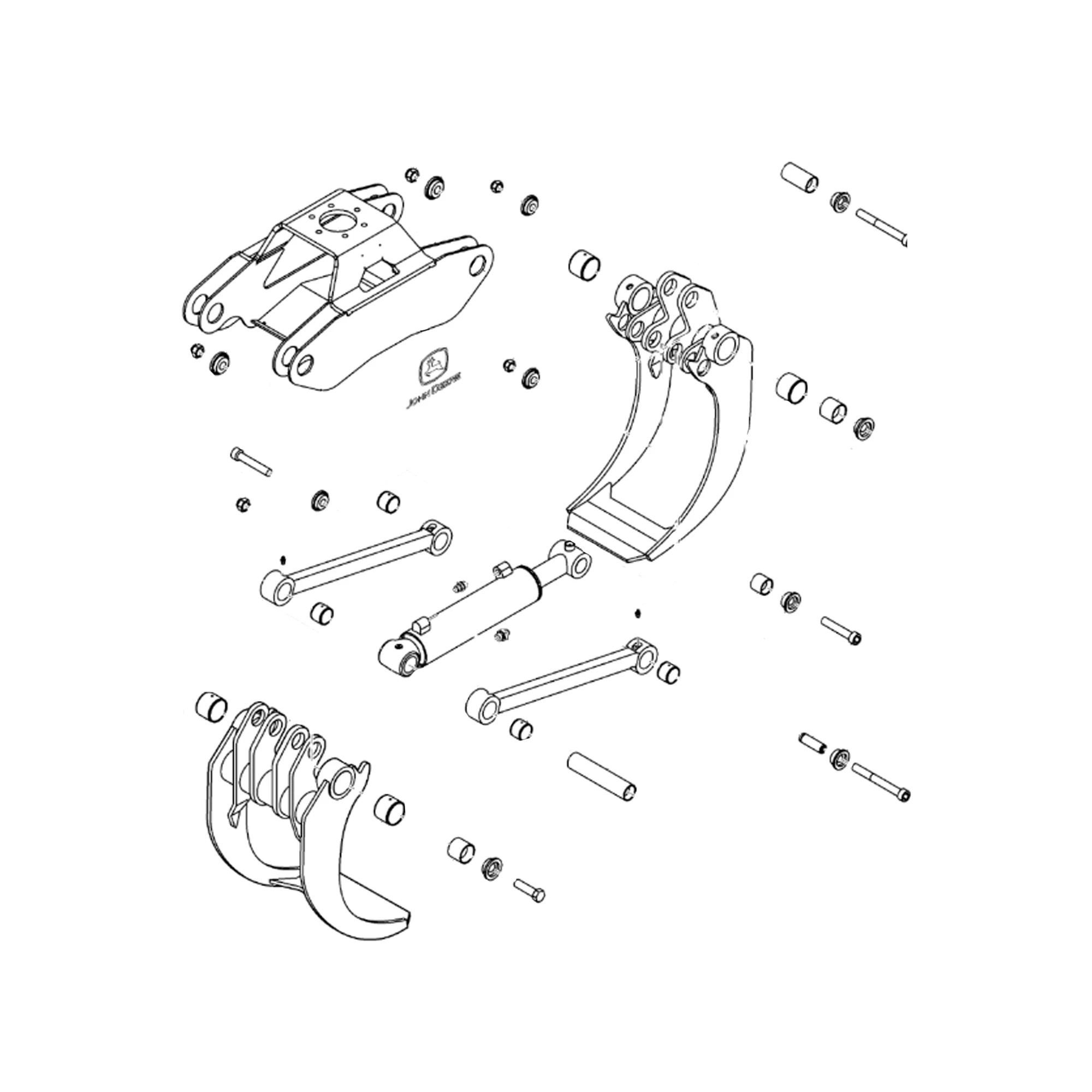 John Deere Hultdins SuperGrip™ 420 Grapple - F067554