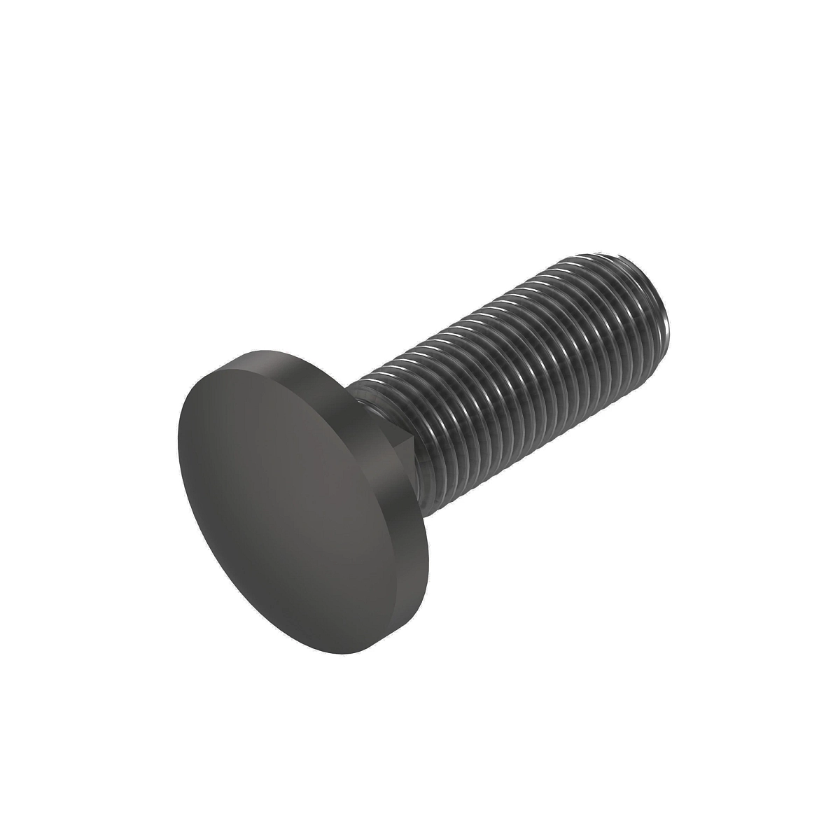 Bolt, Rd HD Sq Short Neck, Metric