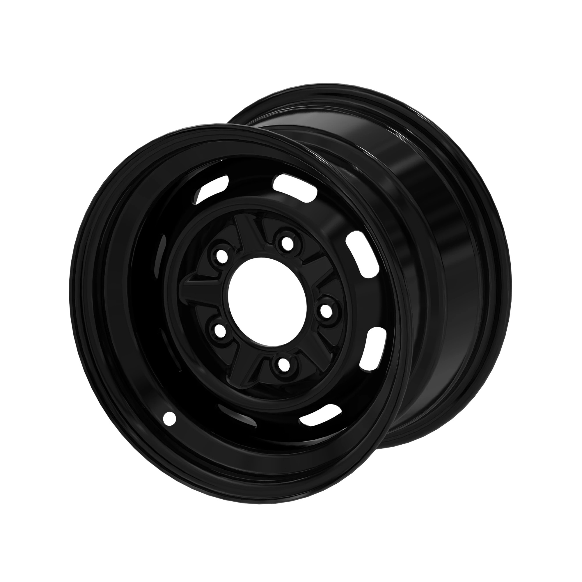 WHEEL, 12X7 (BLACK)