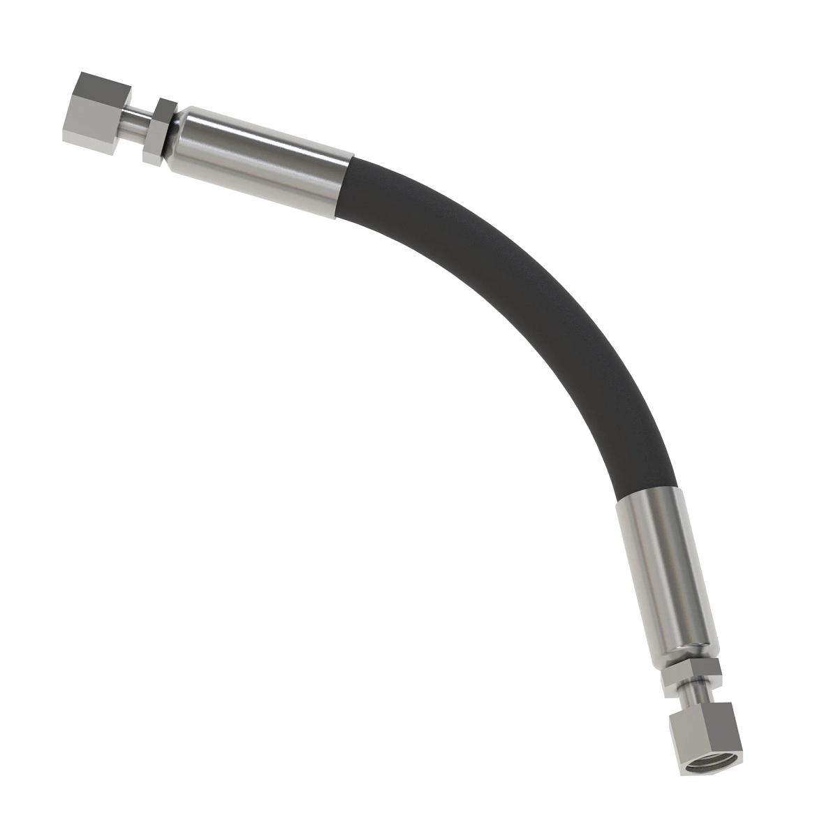 John Deere Drive Gage Port Fabricated Hydraulic Hose - AN403730