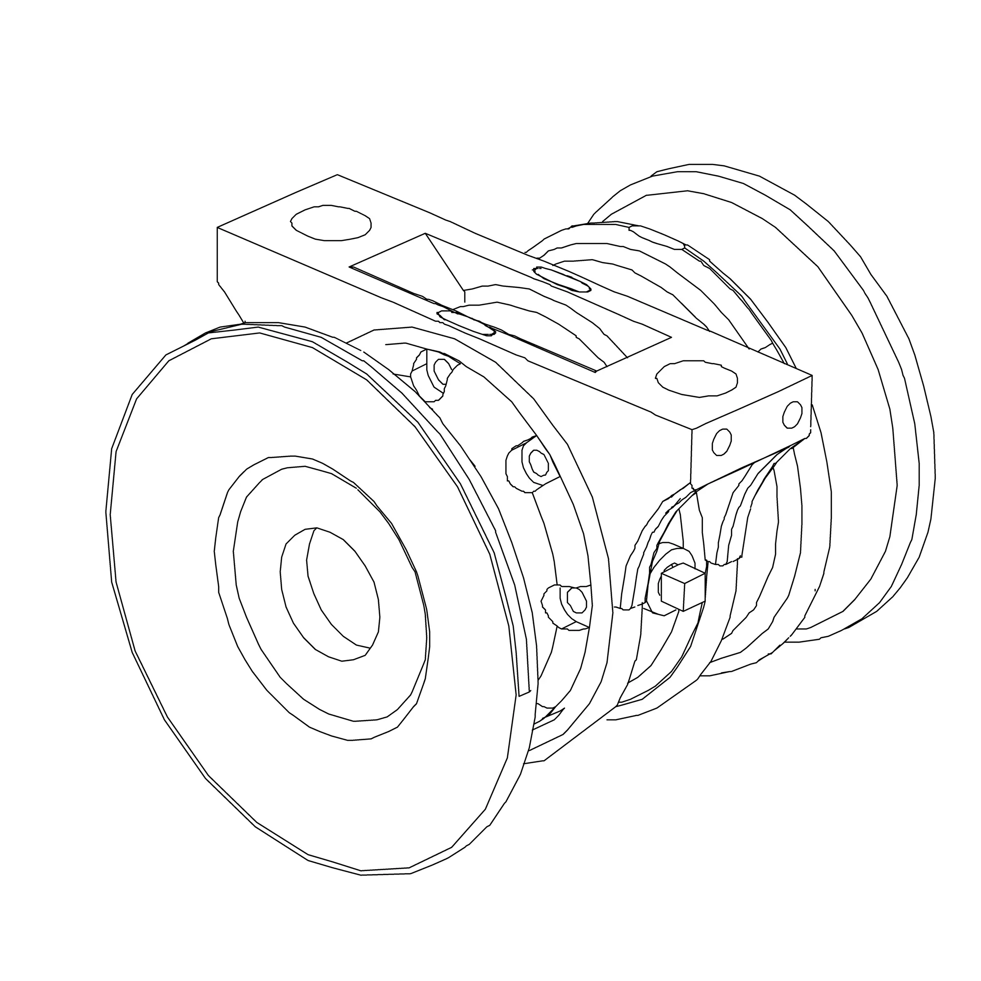 John Deere Pillow Block Bearing Housing with Bearing - 5KB511048212