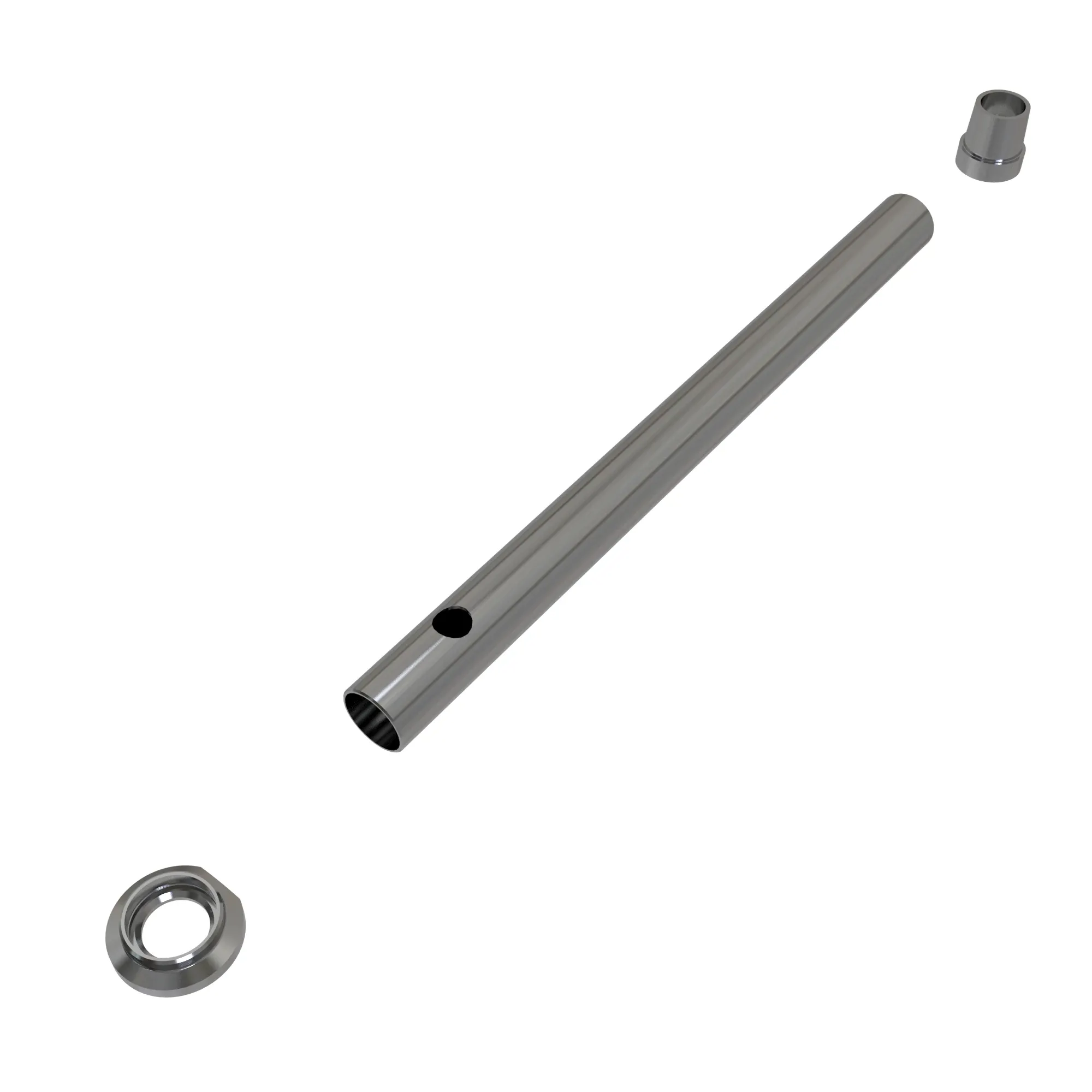 John Deere Stainless Steel Short Spray Pipe Kit - AKK10873