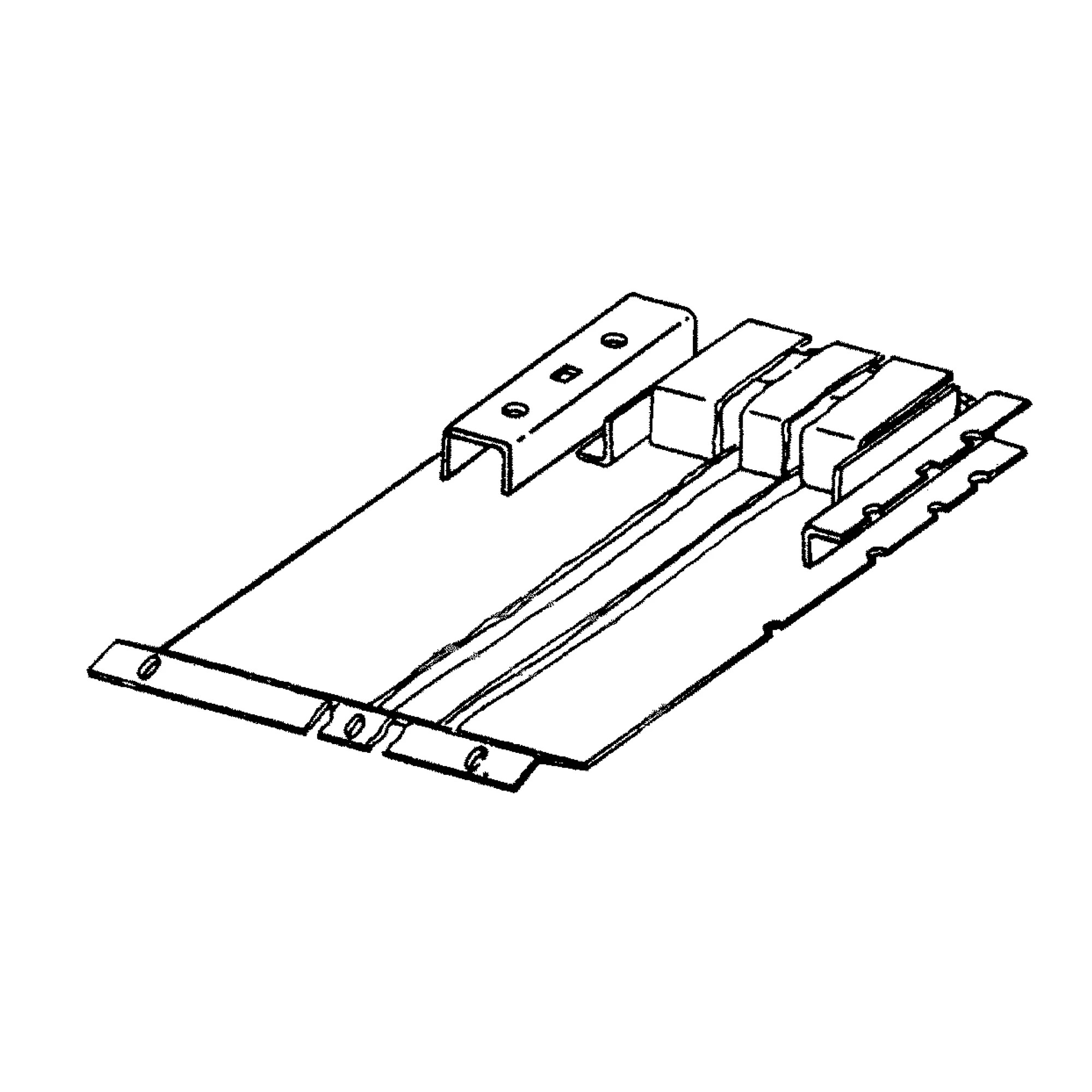 PLATE ASSY-LH END SKID