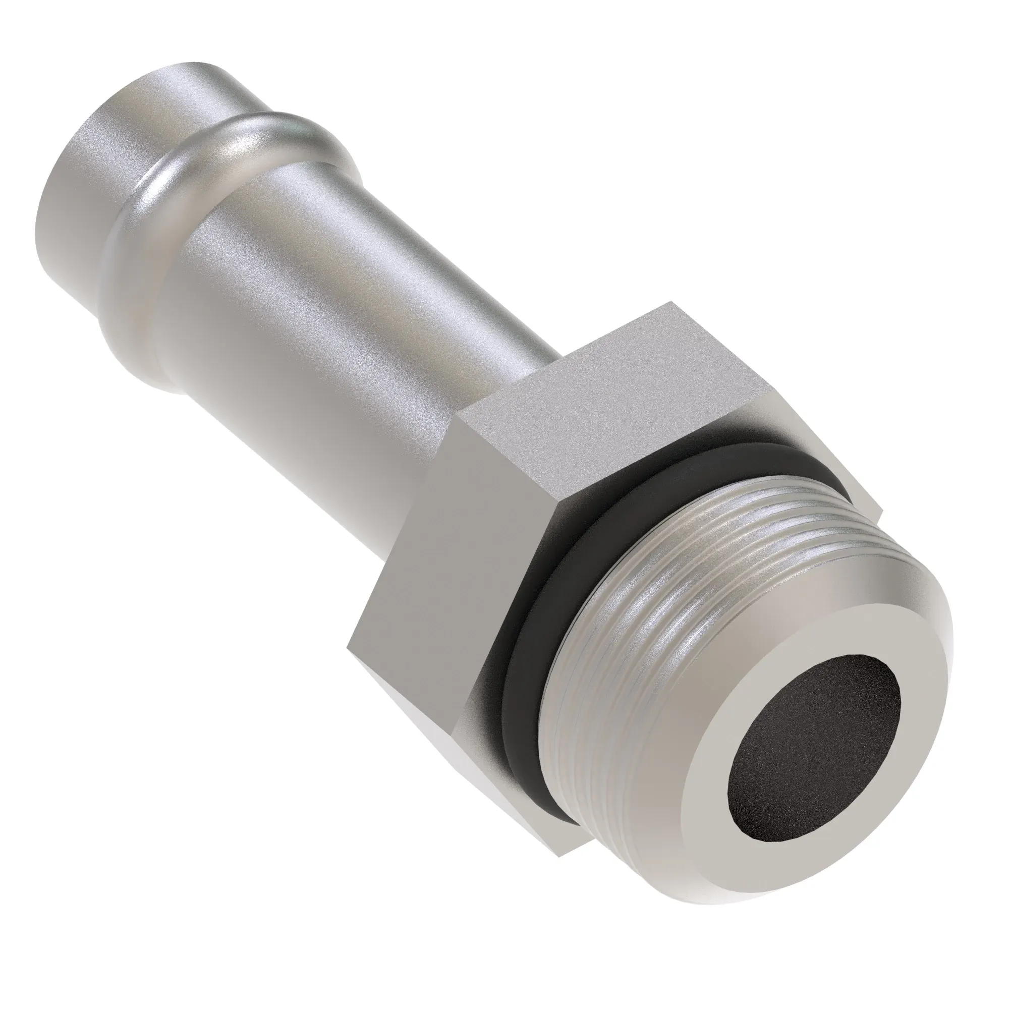 John Deere Male Threaded Braded Connector Fitting - AT369653