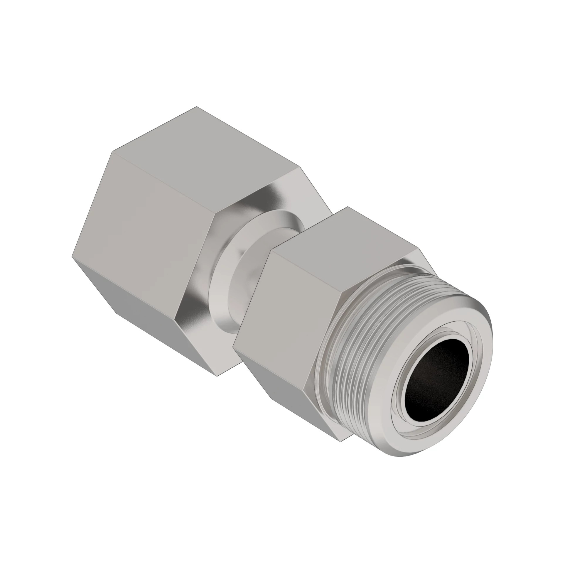 John Deere Special Straight Swivel Flat Face Seal Adapter Fitting - T145733