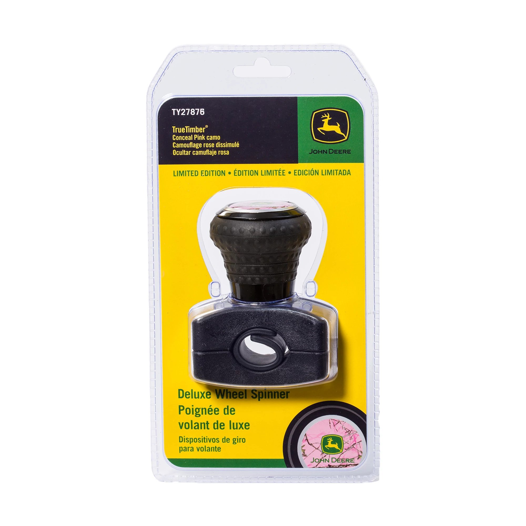 John Deere Deluxe Steering Wheel Spinner Knob - TY27876