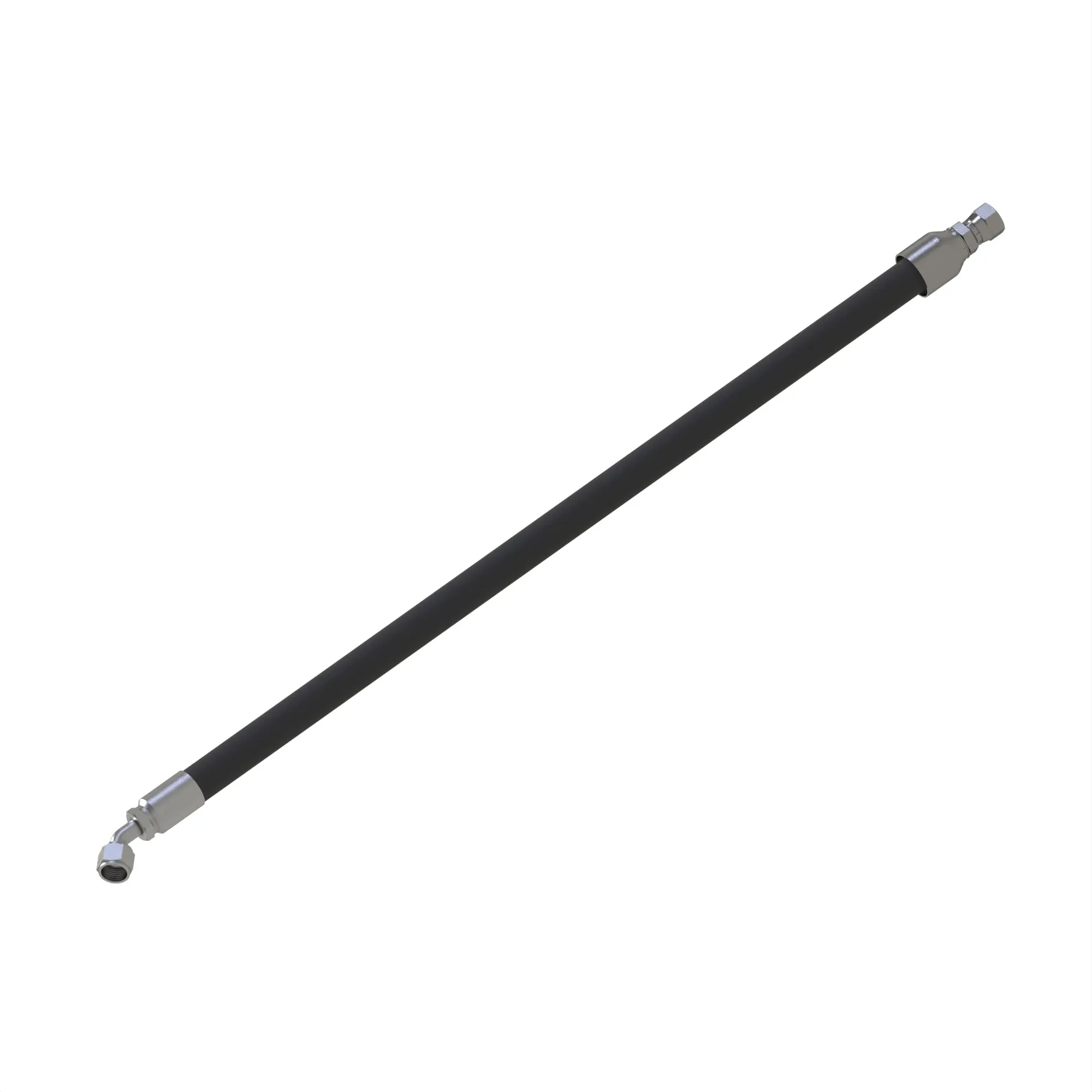 John Deere Bore Tube Bearing Lubrication Hydraulic Hose - AT476277