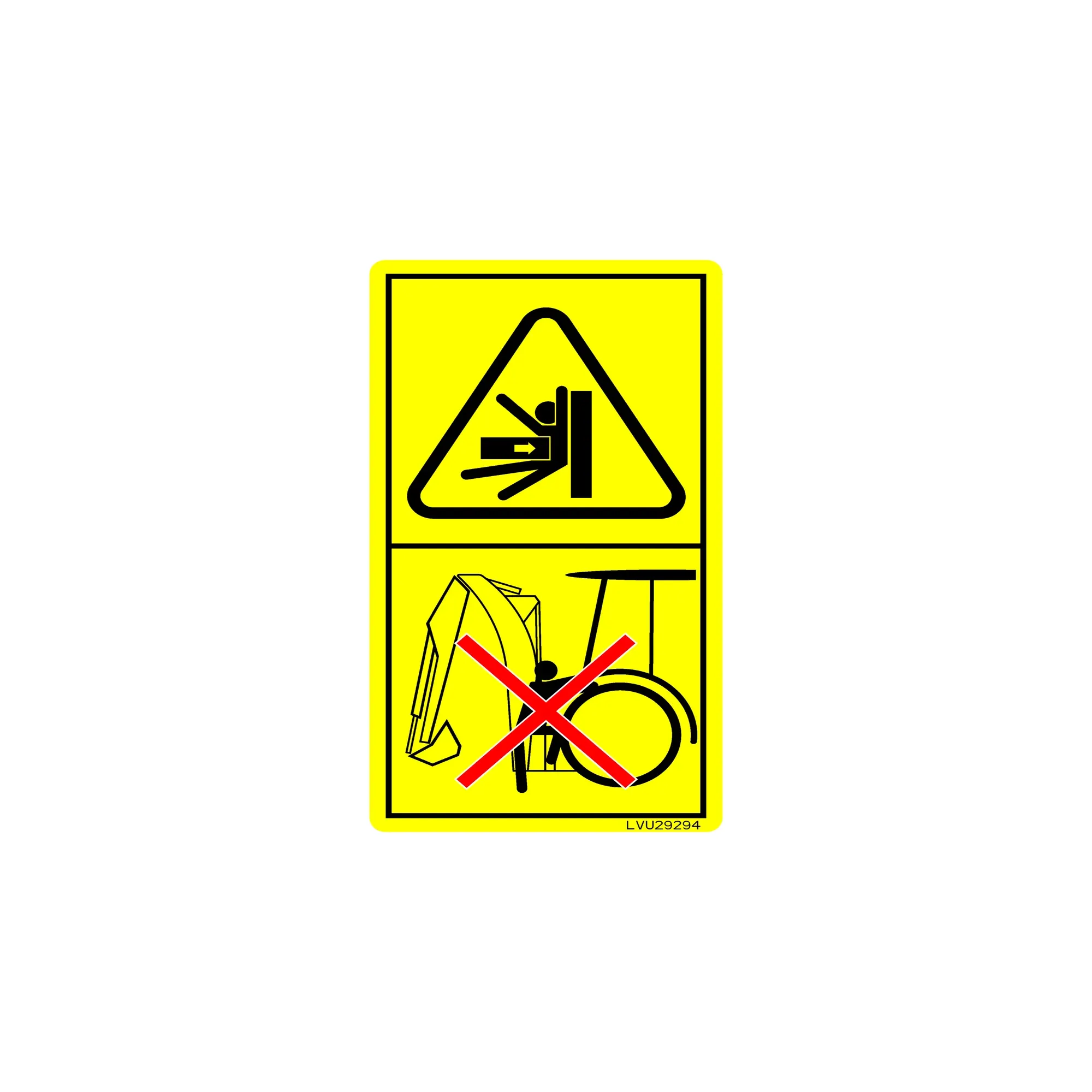 John Deere Label - LVU29294
