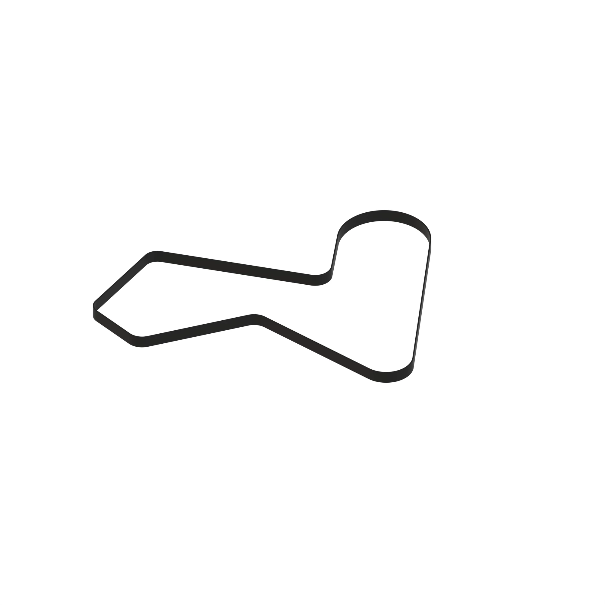 T428871: Engine Auxiliaries Drive V-Belt, Effective Length 2420 mm
