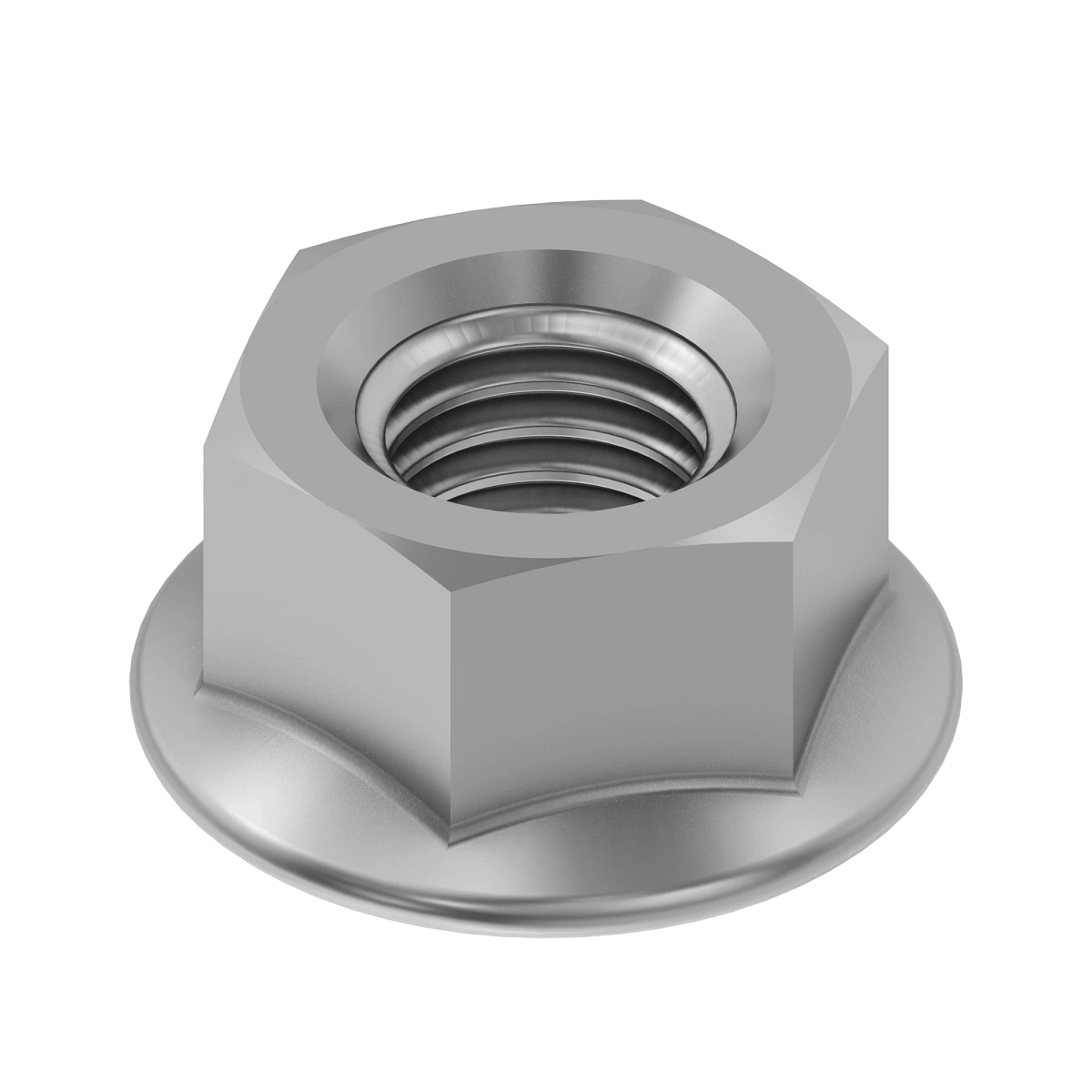 Lock Nut, Locknut-Flange, Defl Thre