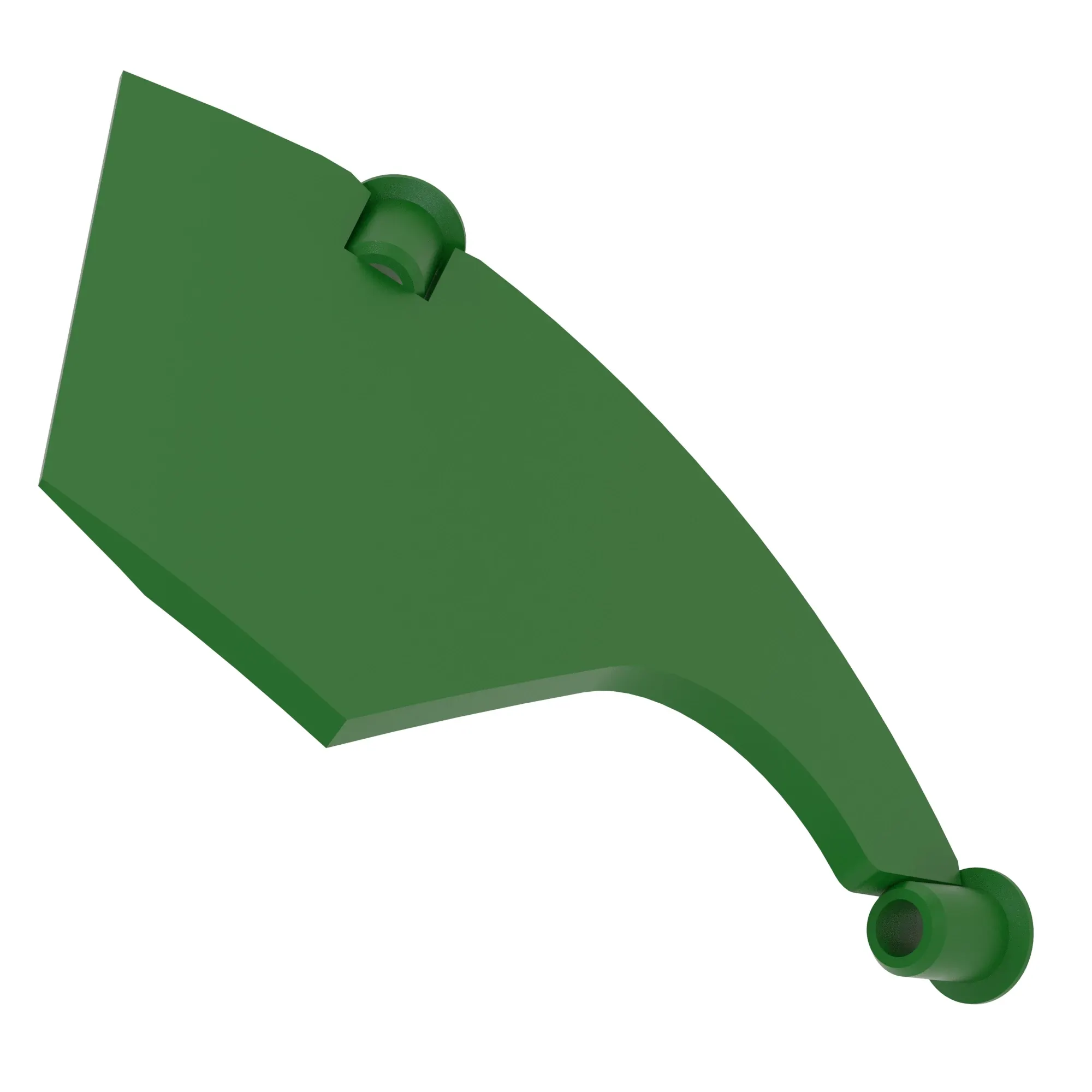 Grass Deflector for unloading auger Elbow