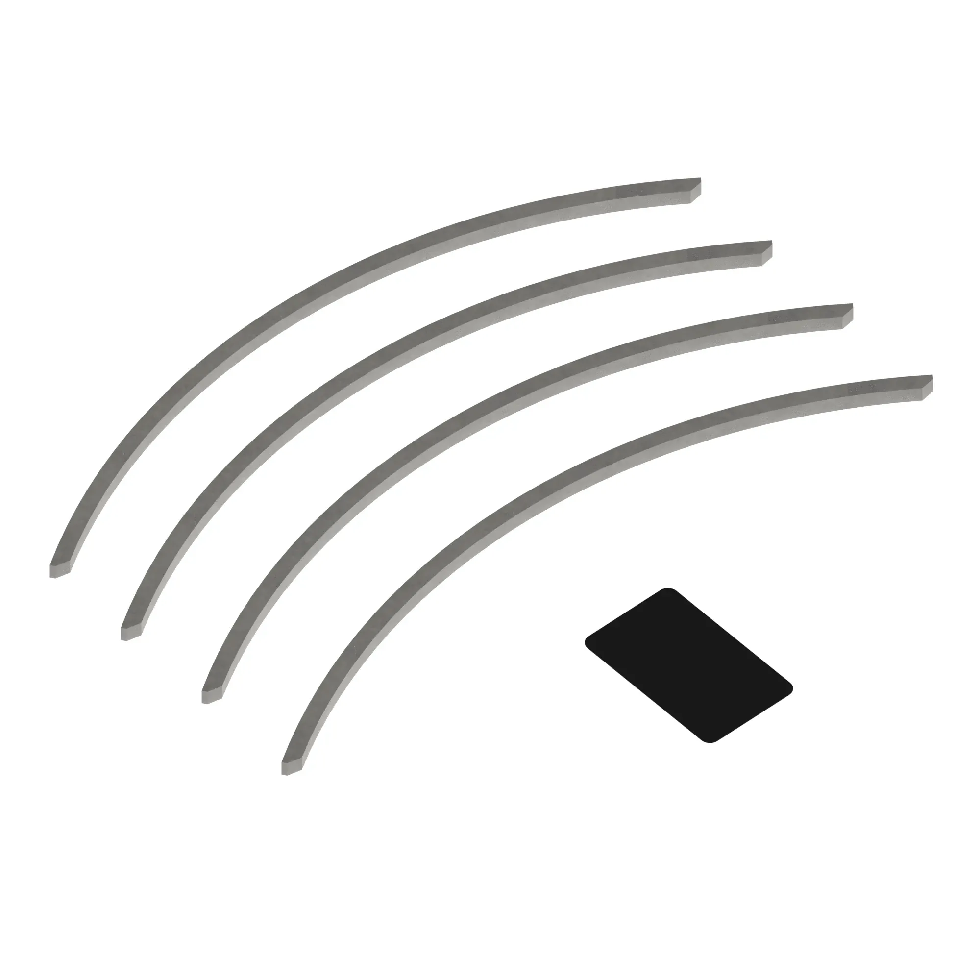 John Deere 13.3 sq. ft. Grapple Wear Strip Kit - AT491906