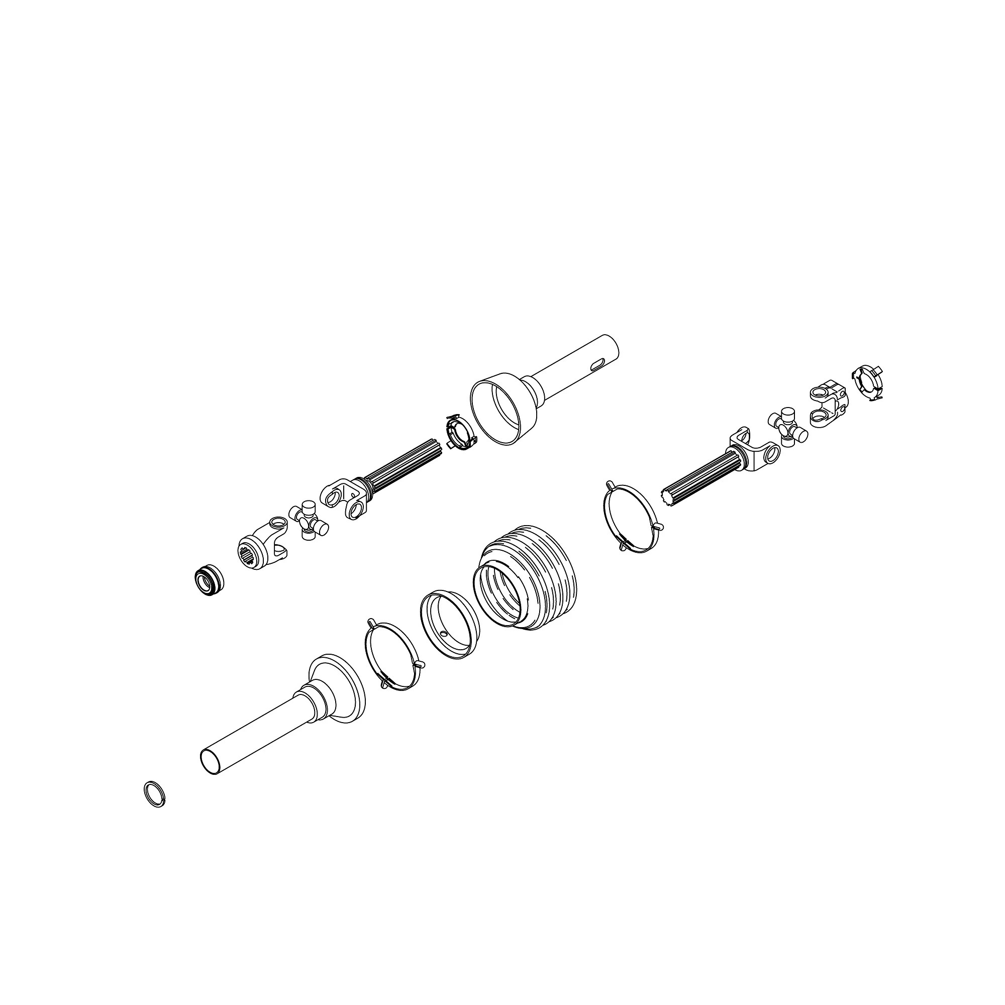 John Deere Driveshaft Yoke Repair Kit - AH220089