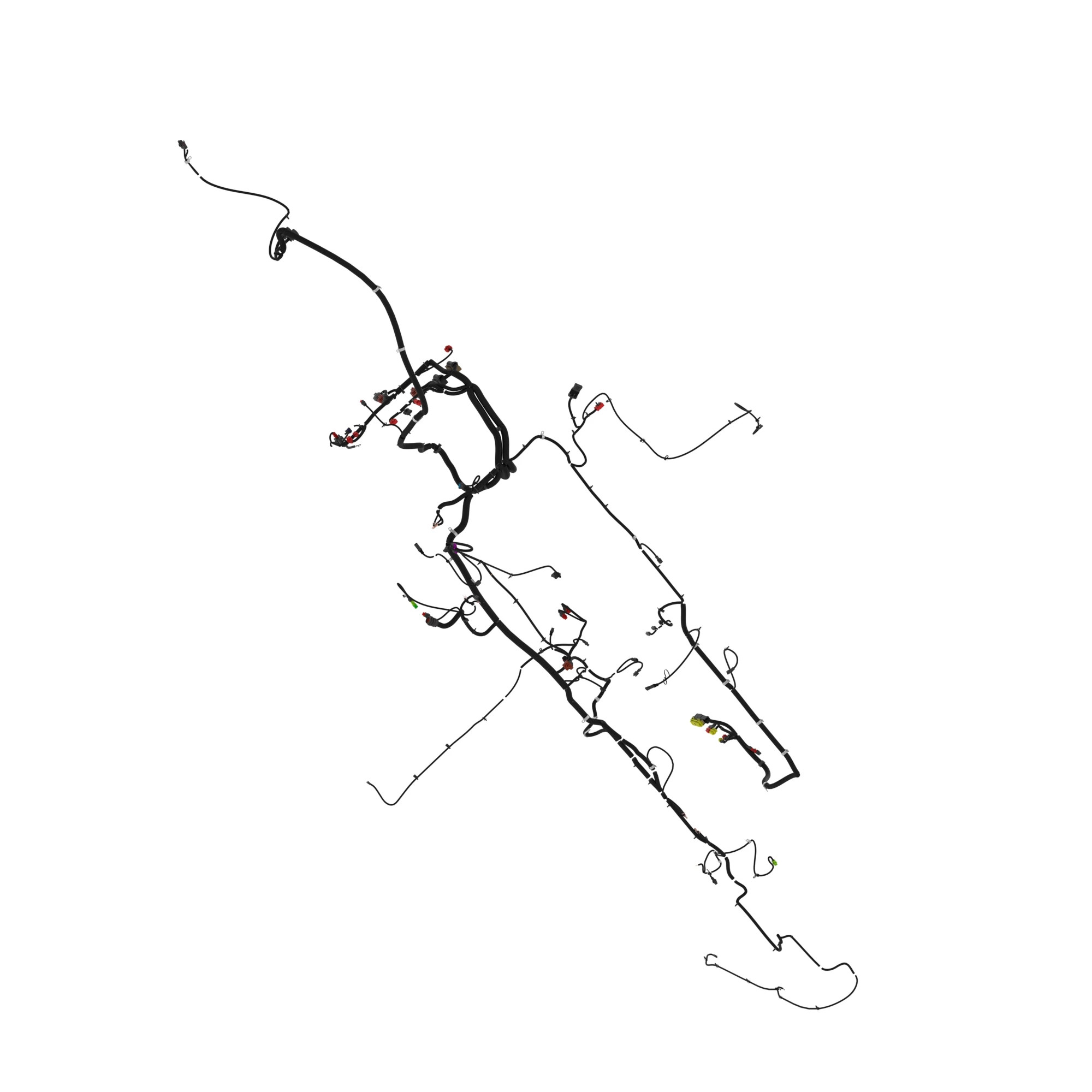 John Deere Final Tier 4 Chassis Wiring Harness - RE595198