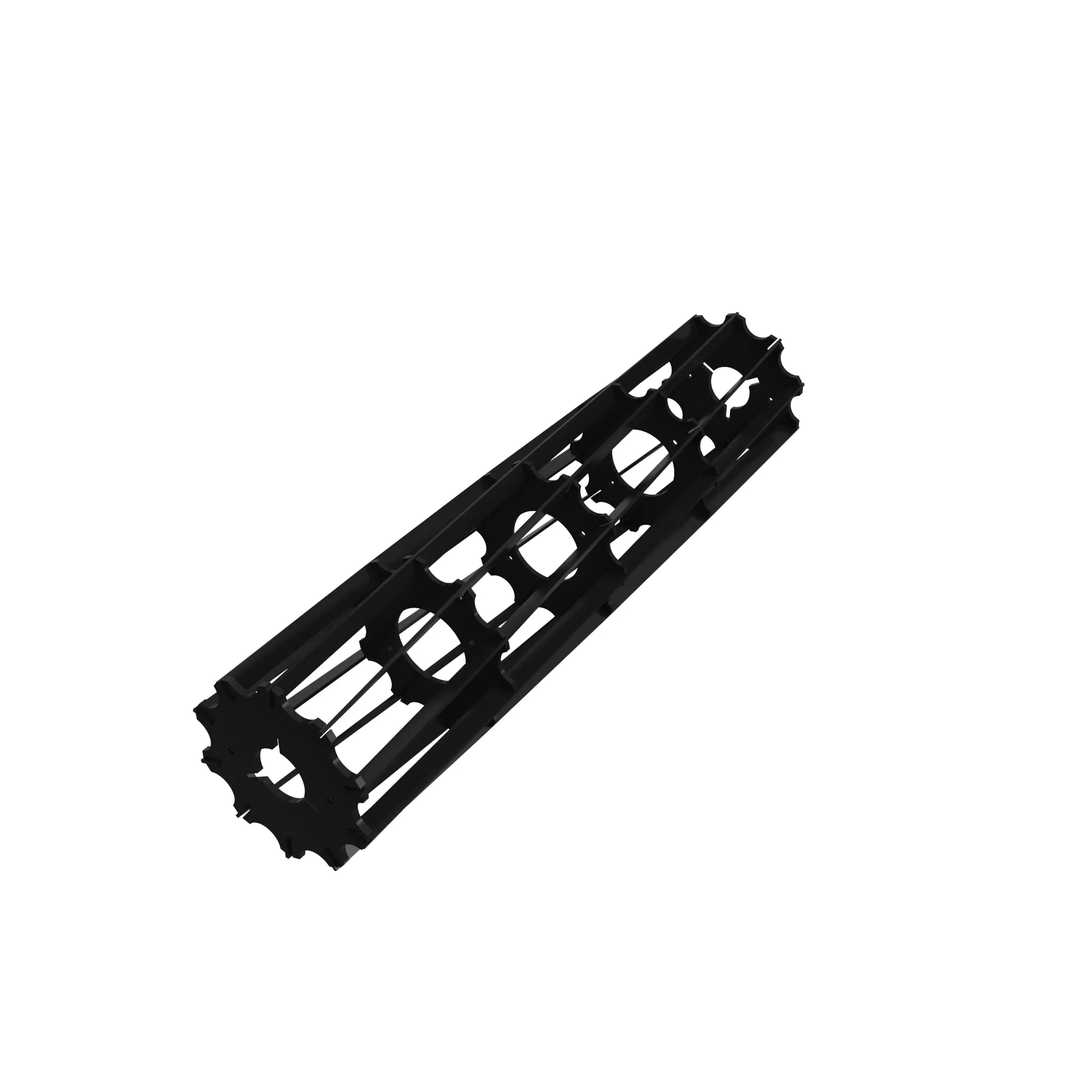 ROLLING BASKET, FLAT BAR - 5FT