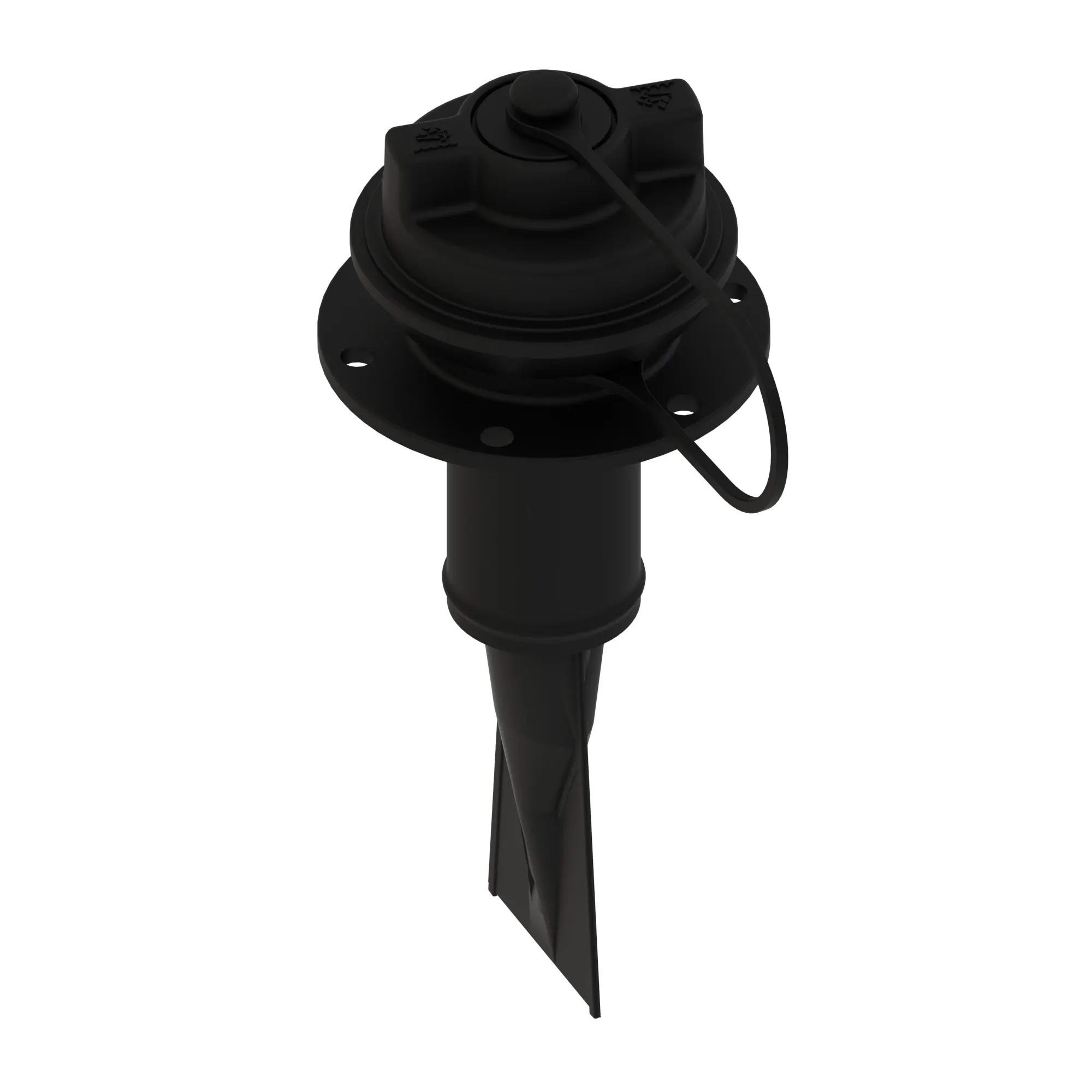 DEF Cap & Adapter Assembly, Non-Locking, Bolt On, 180um Strainer