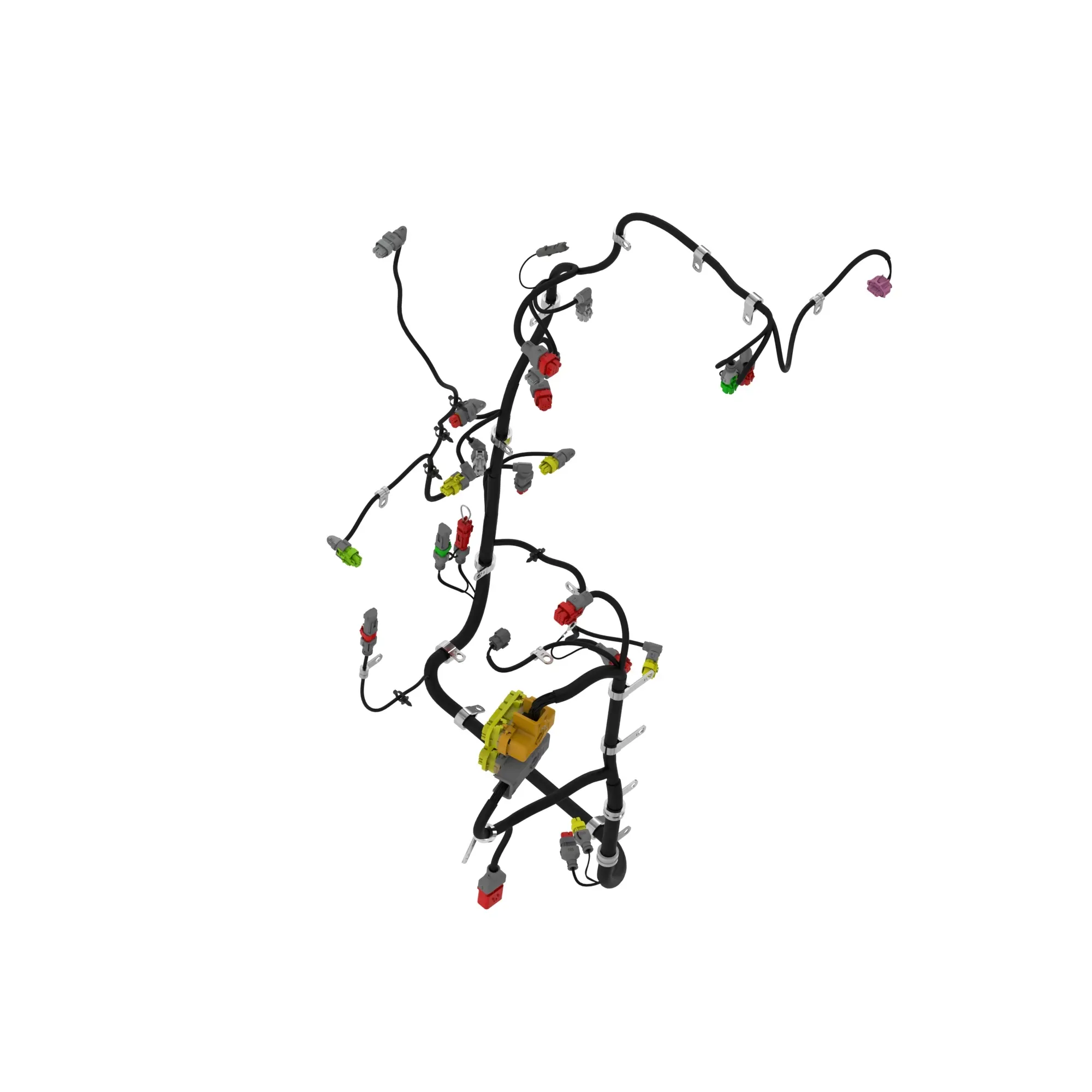 John Deere Engine Wiring Harness, IT4 - RE555562