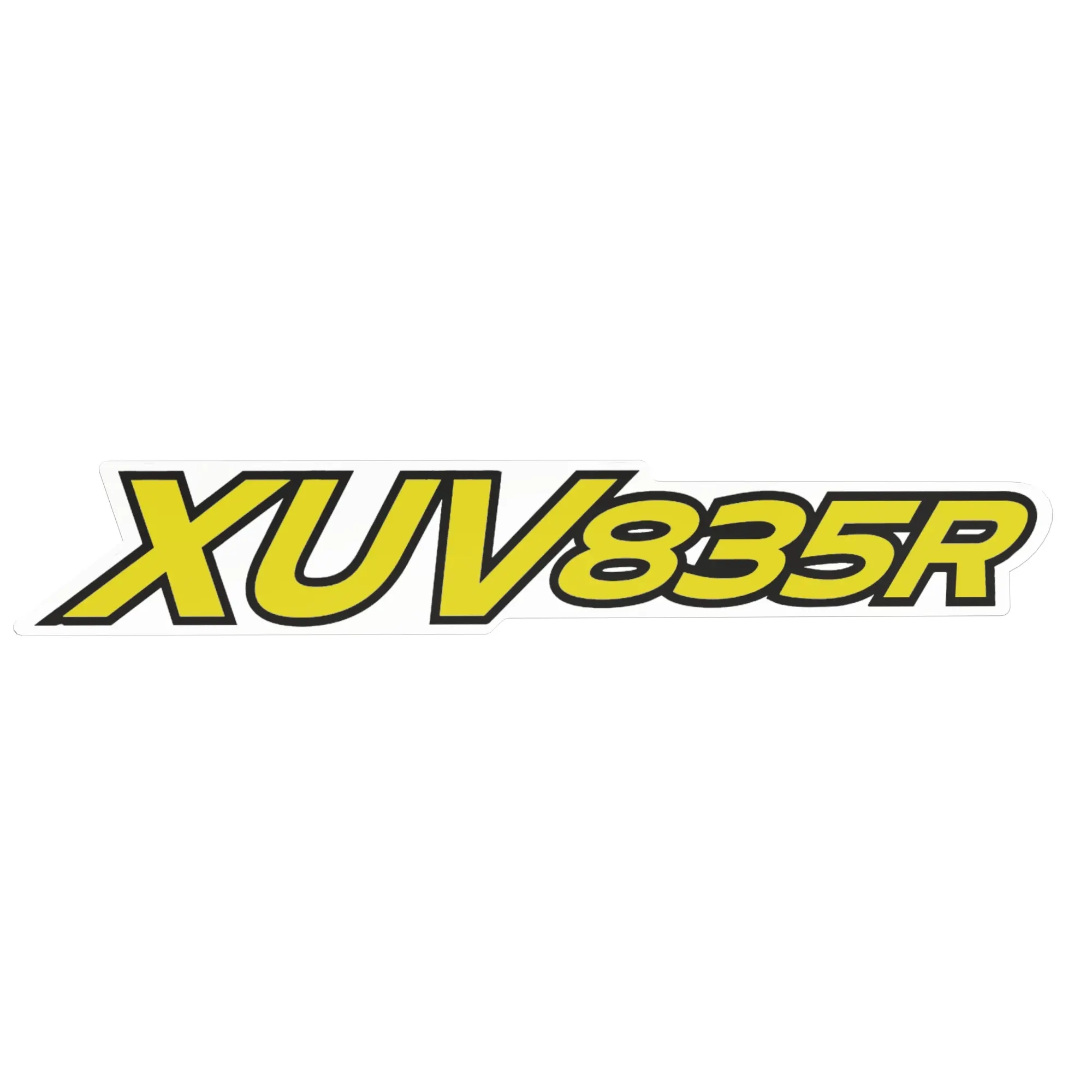 John Deere XUV 835R Model Label, Green and Yellow - UC27652