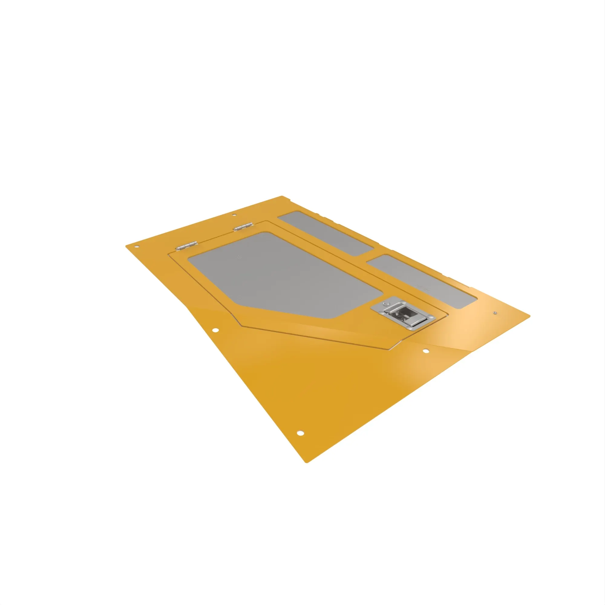 John Deere Engine Shield, Yellow, Right Side - AT327859