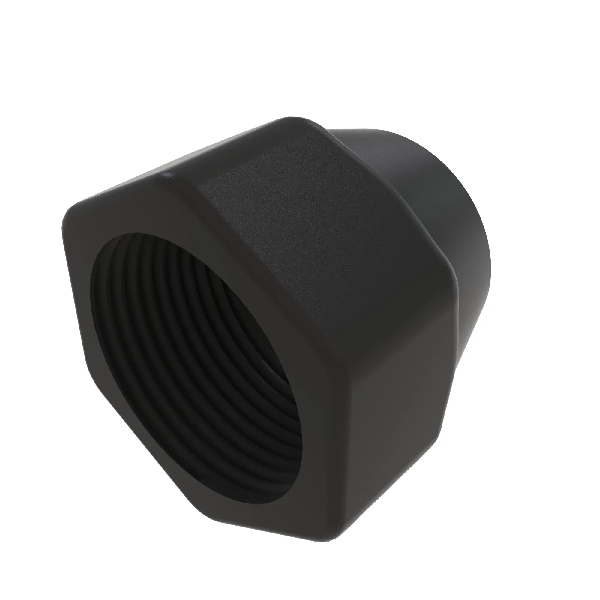 ACCY ITT APD HEX NUT BLK PLSTC