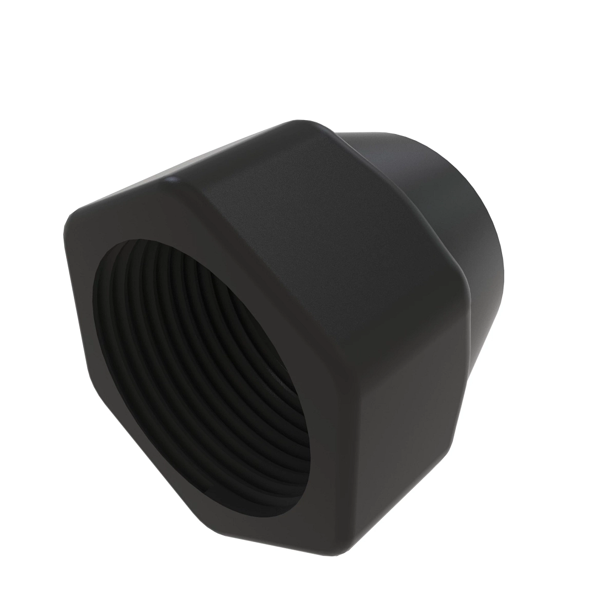 ACCY ITT APD HEX NUT BLK PLSTC