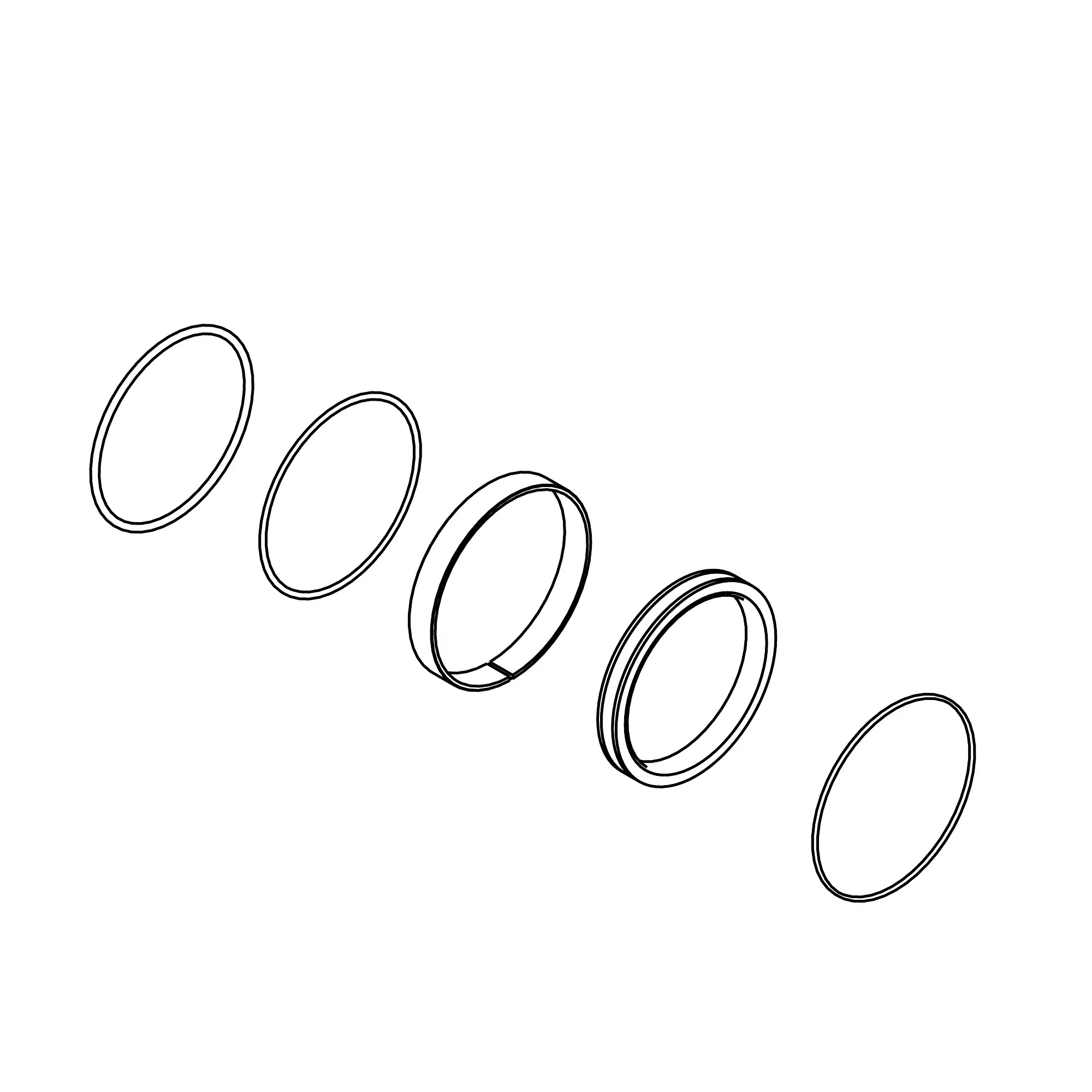 John Deere Hydraulic Cylinder Bore Seal Kit - AHC20315