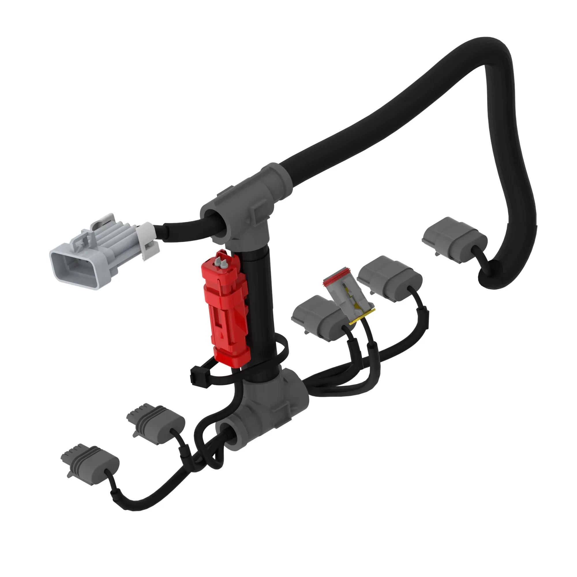 WIRING HARNESS, FRONT E-ICV / MT / BLACK