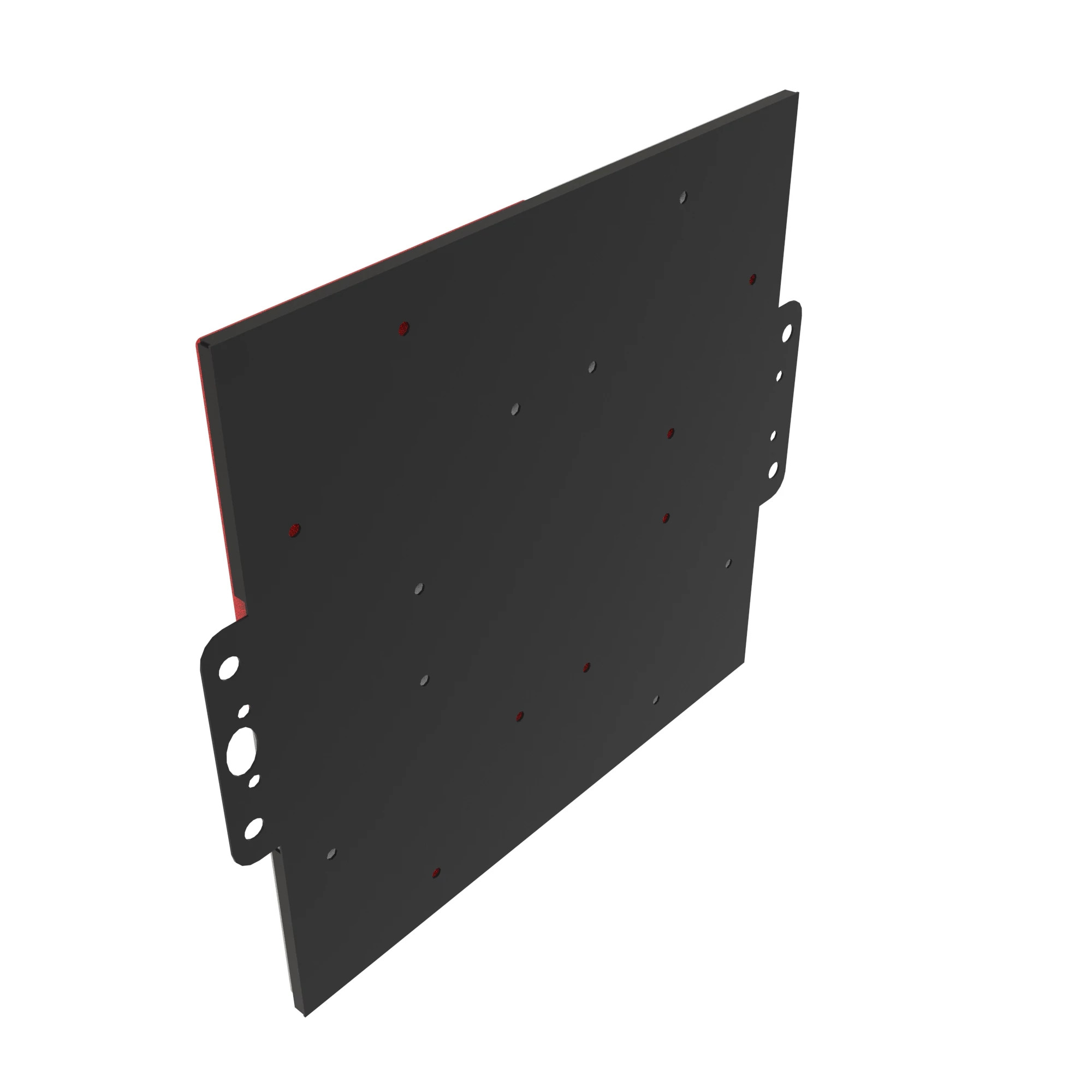 WARNING TABLE RED/WHITE LE ALU