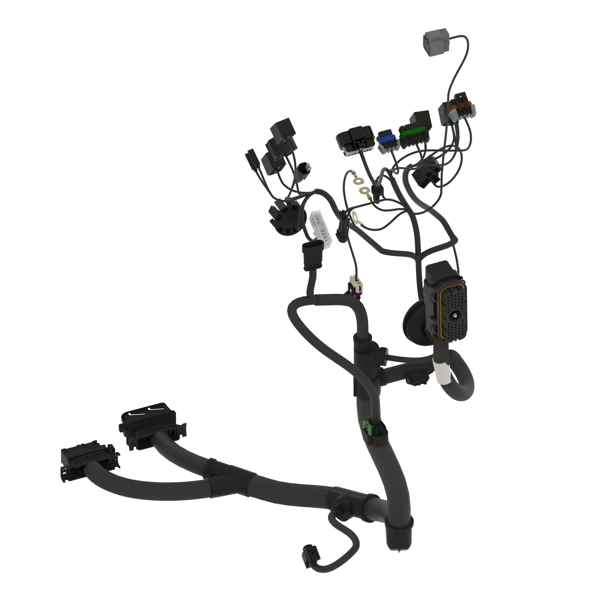 John Deere Standard Cab Front Console Wiring Harness - TA16652