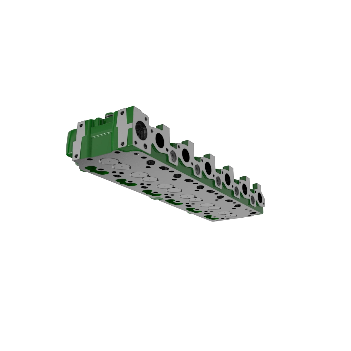 John Deere Reman REMAN Cylinder Head with Valves, 6.8 Liter, Tier 3 - SE501805