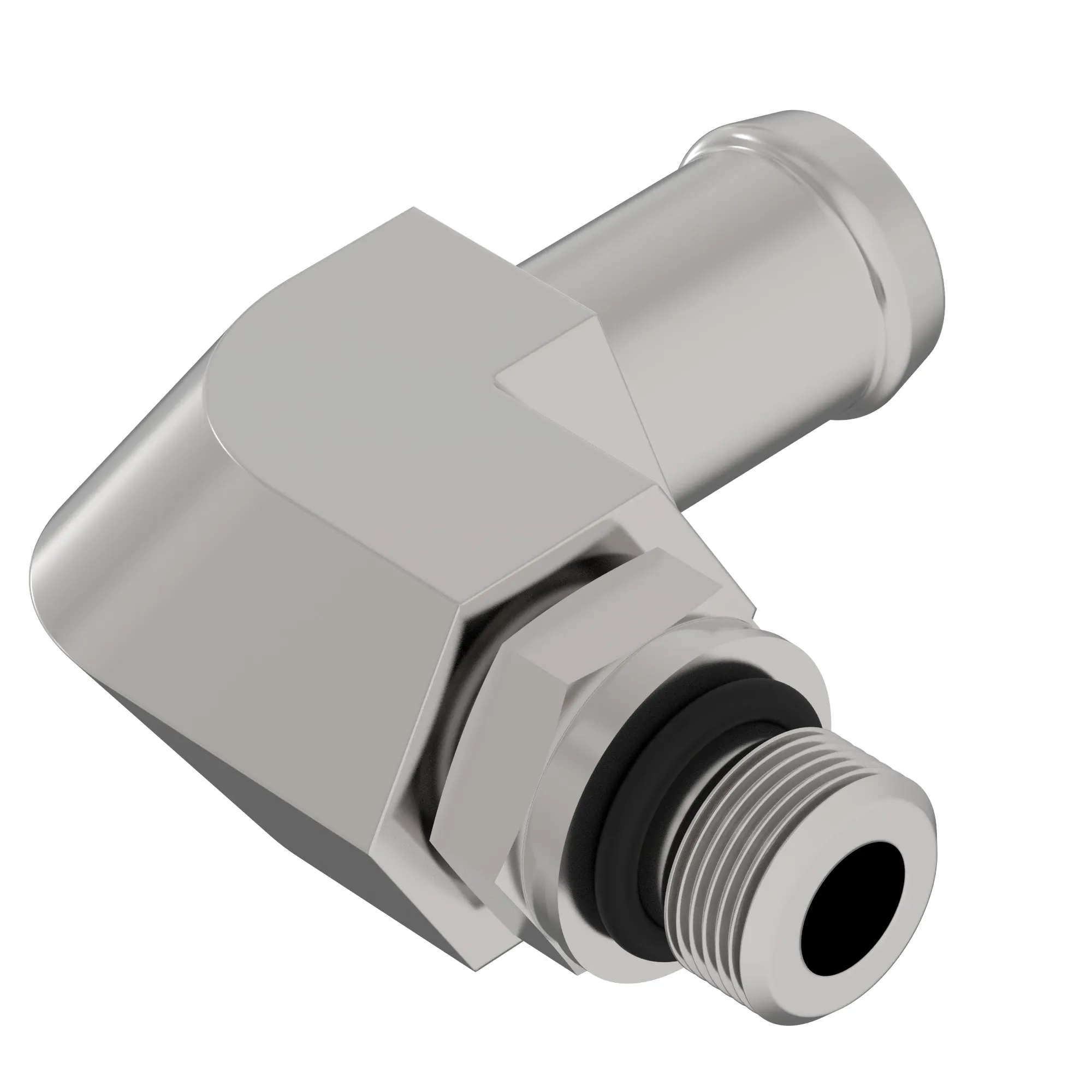 ELBOW FITTING, BEADED HOSE - METRIC ELBOW