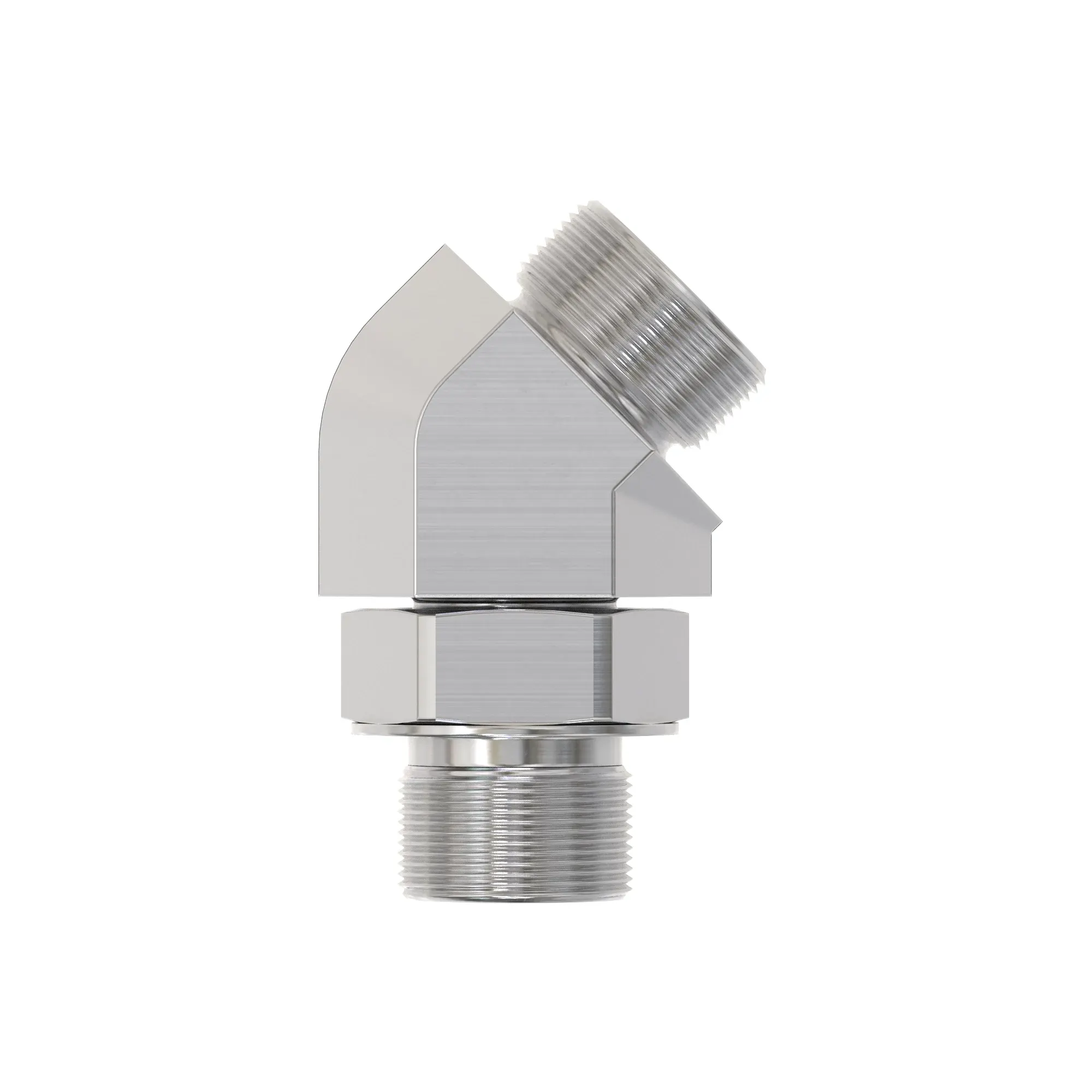 45 DEG STRAIGHT THREAD,O-RING FSF