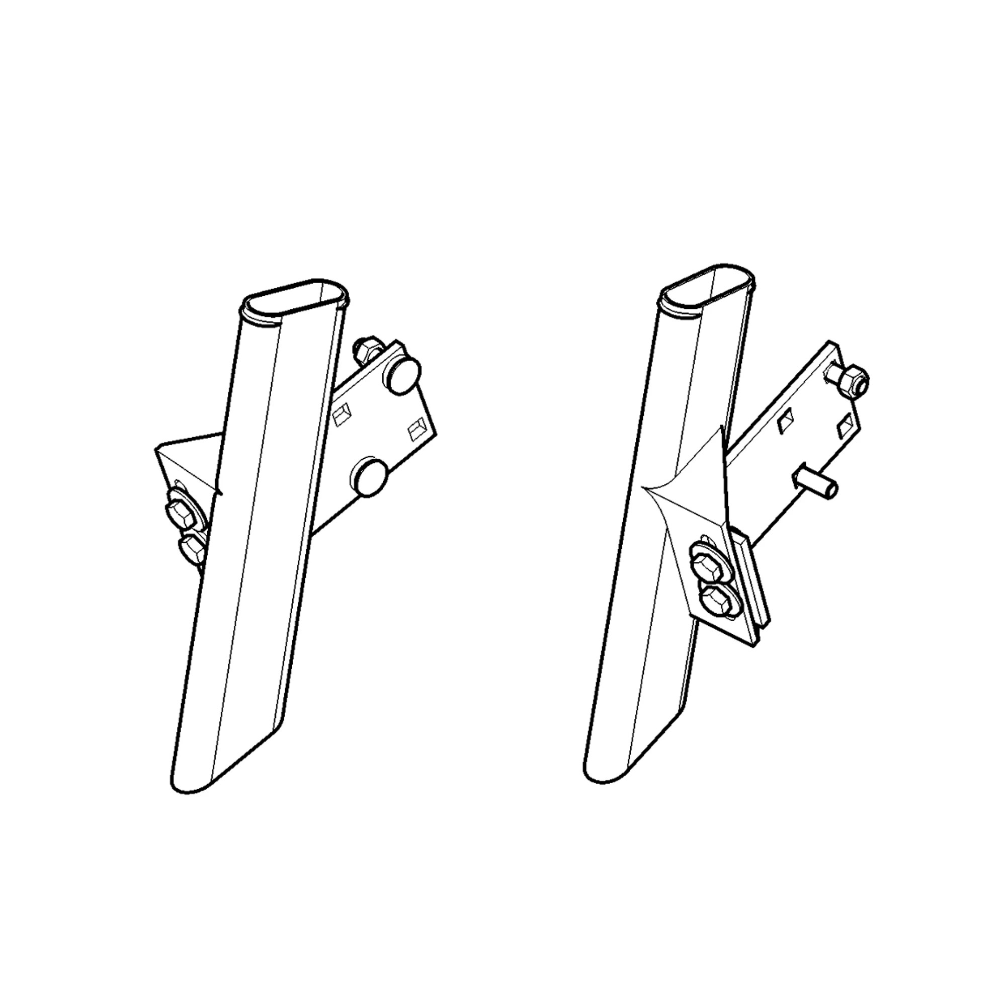 John Deere Granular Fertilizer Spout Kit - BA25067