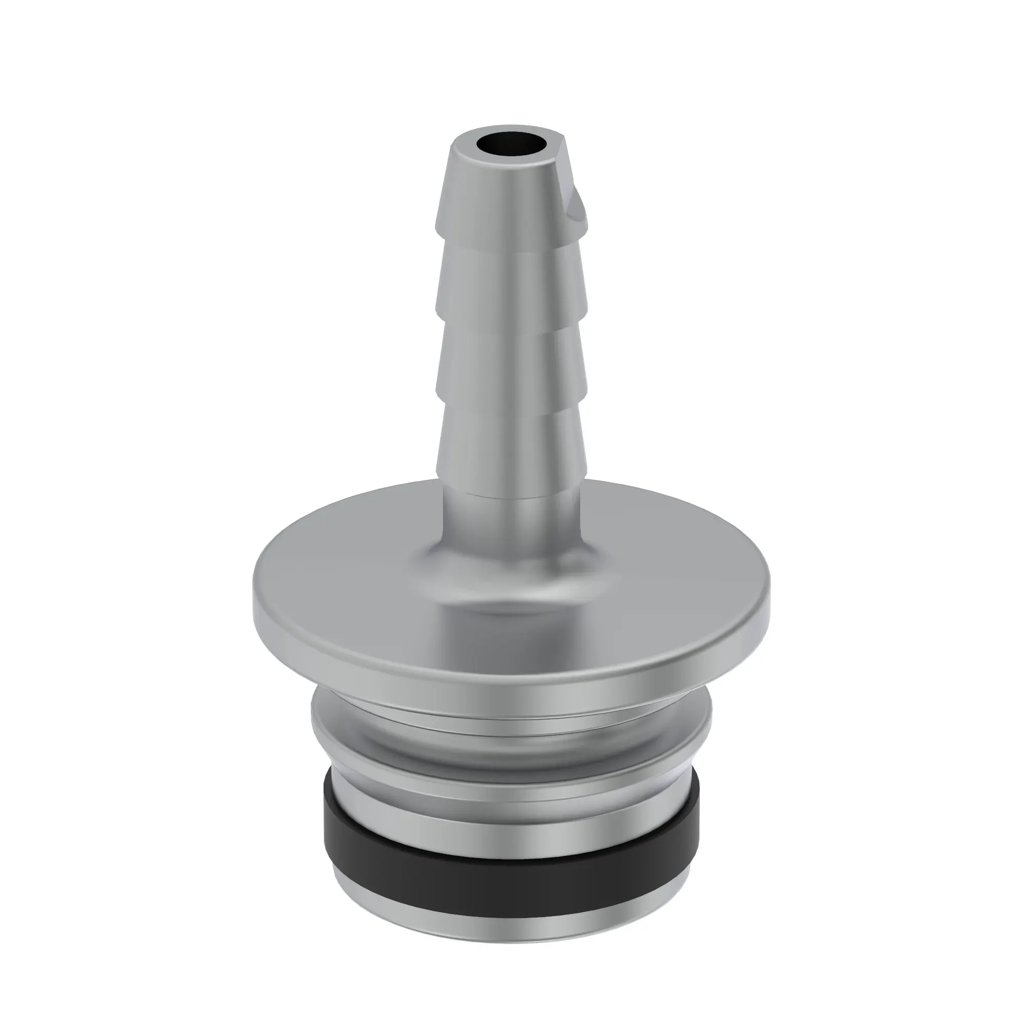 FITTING, FORK TO 1/4 BARB W/O-RING