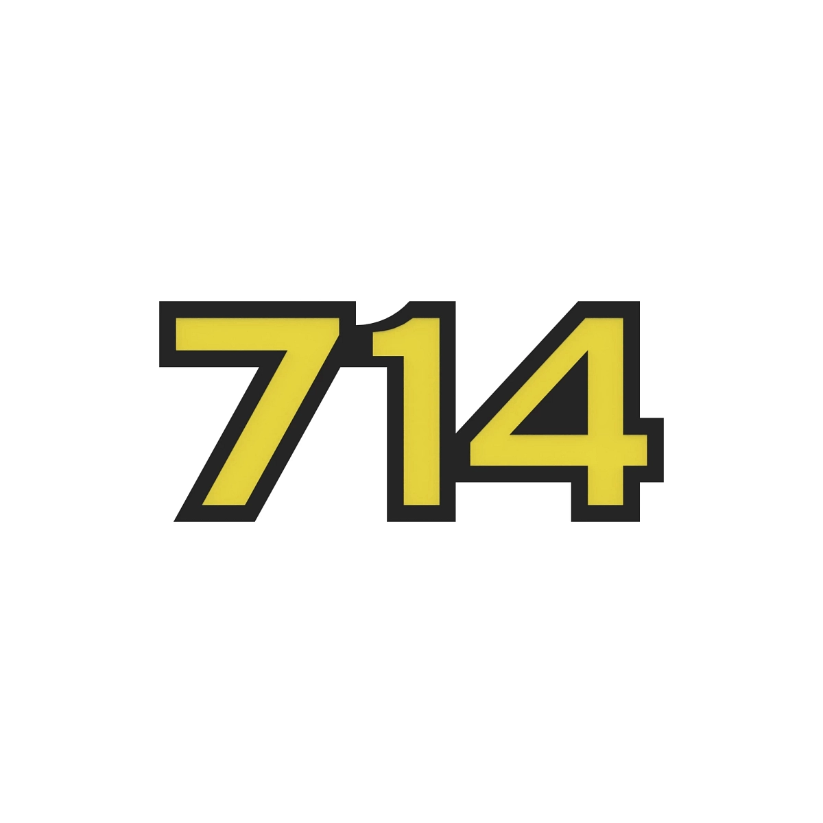 Label Model No. 714
