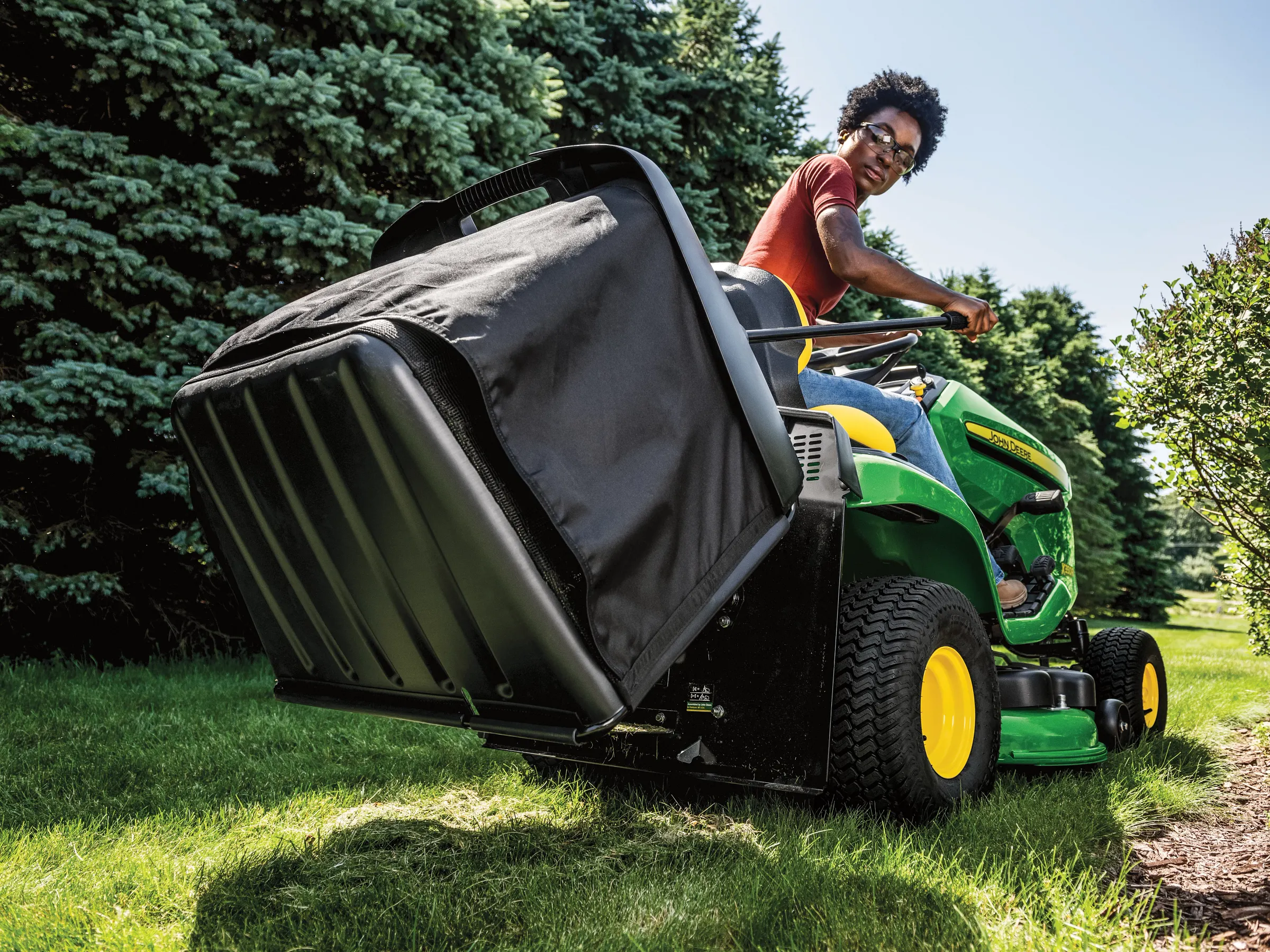 8.5-Bushel Hopper — Dump From The Seat
