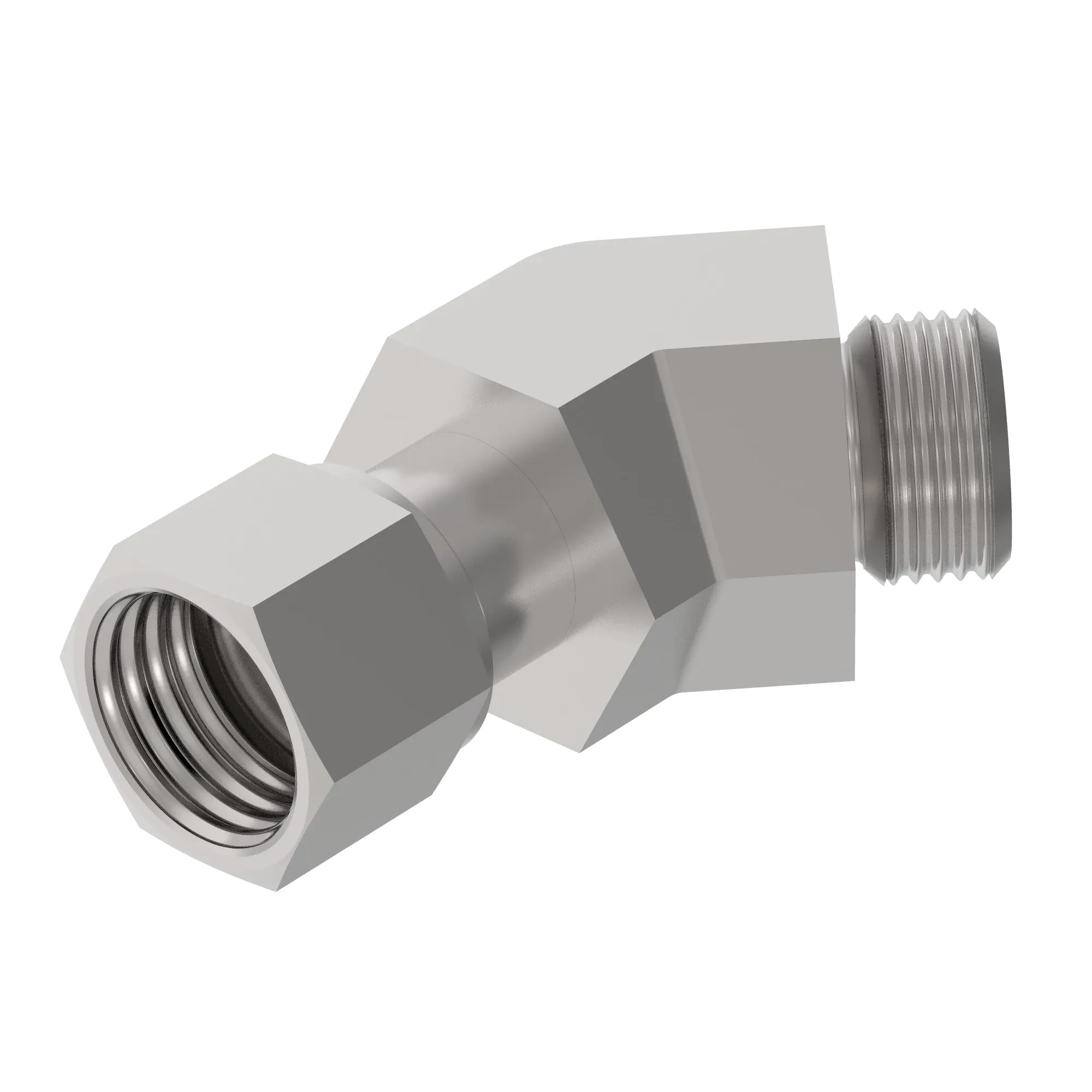 John Deere Adjustable Run Tee to Internal Thread Fitting - AT195344