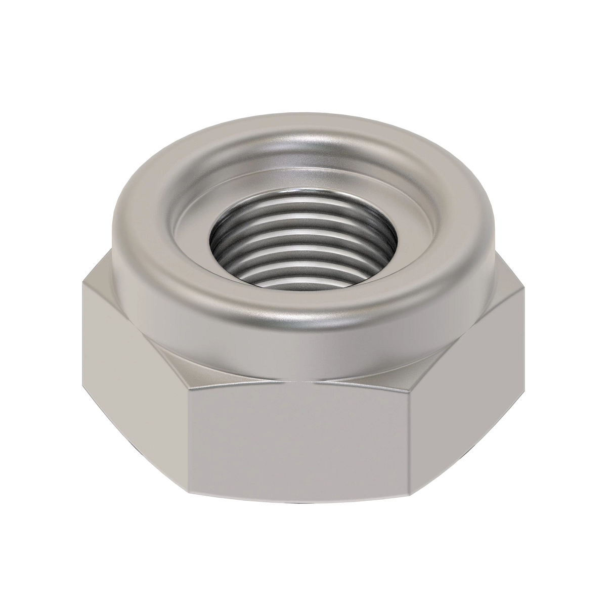 Lock Nut, M10 Din-985 Ss-A2