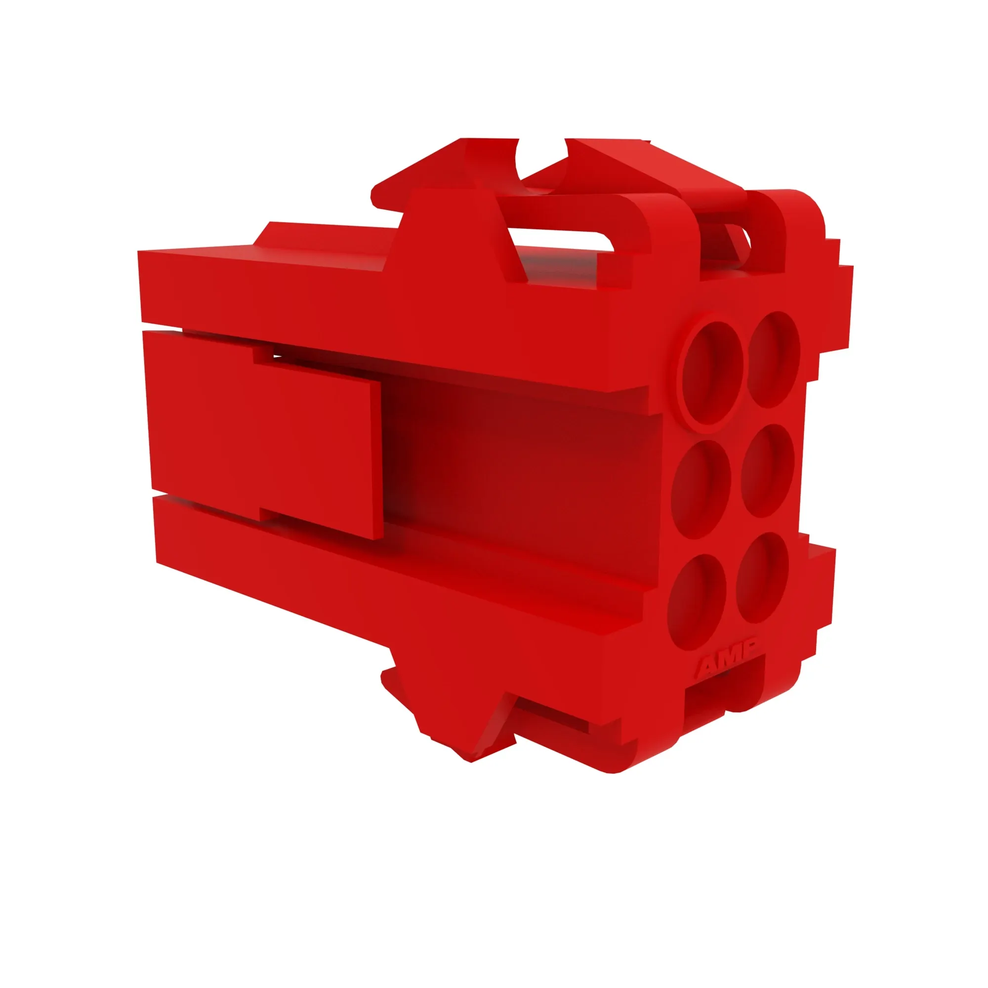 Conn Tyco Metrimate 6W F Red Plstc