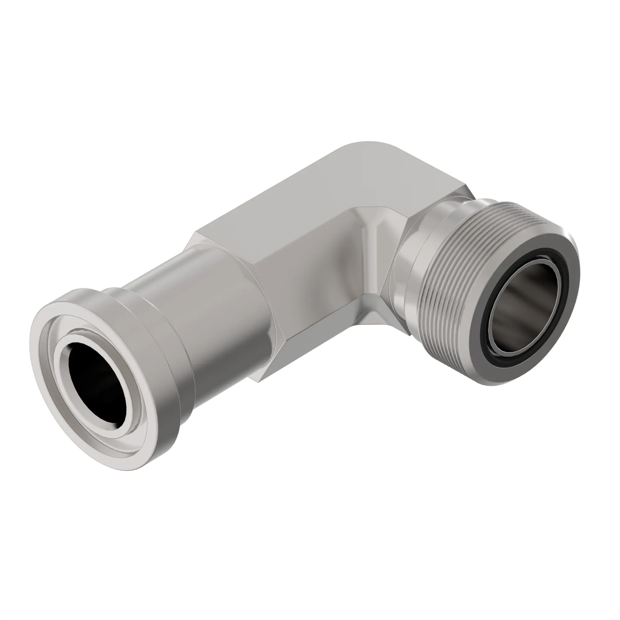 John Deere 90Deg Elbow Flange Fitting - AT473603